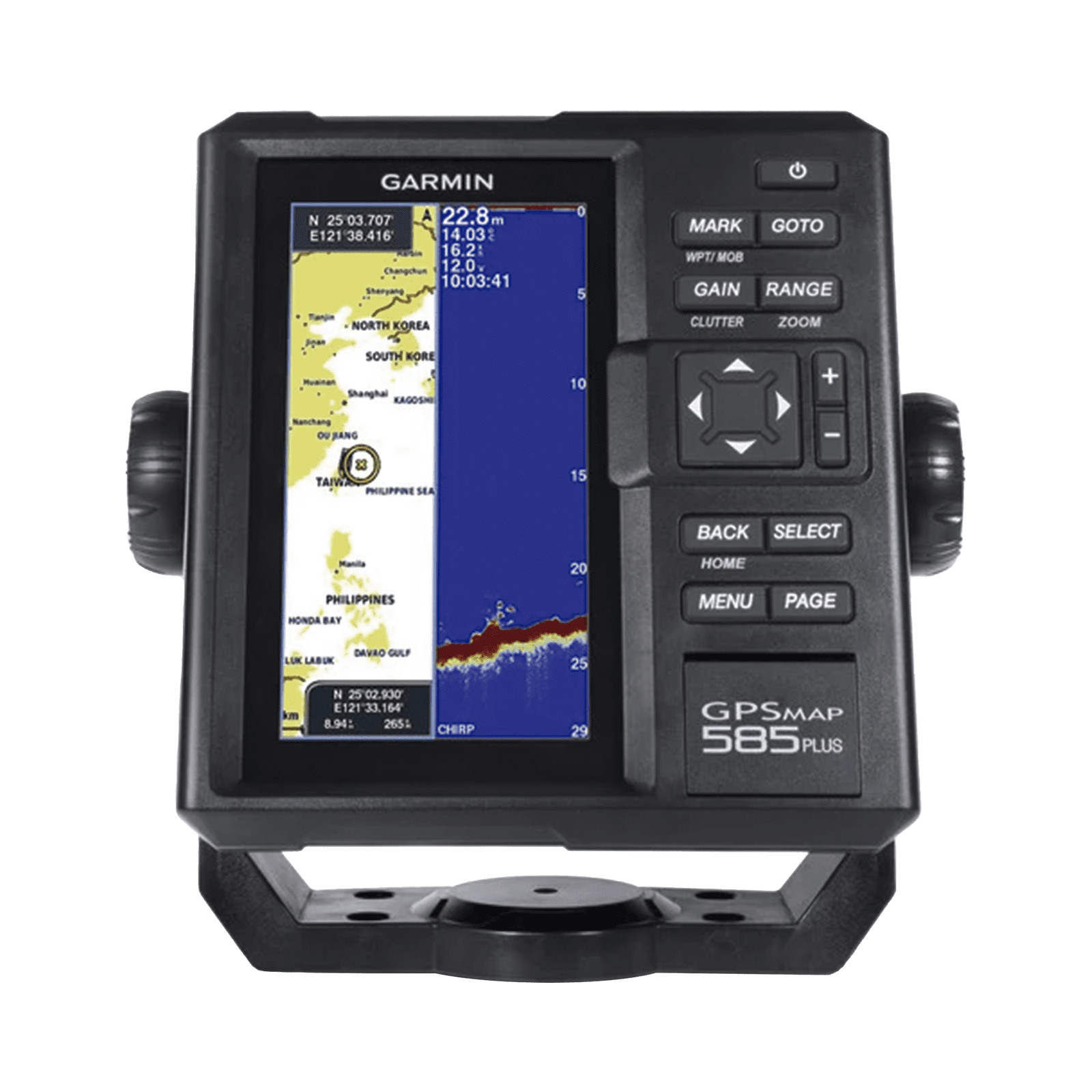 Ecosonda de pesca semi comercial con salida de 600 W, trabaja en frecuencia 50/77/200 kHz 10-01711-00 - GARMIN