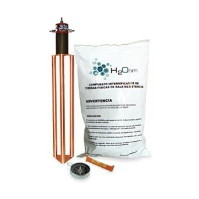 Electrodo para corriente máxima de 45 Amp. con Filtro y Compuesto H2Ohm. TG-45AB - TOTAL GROUND