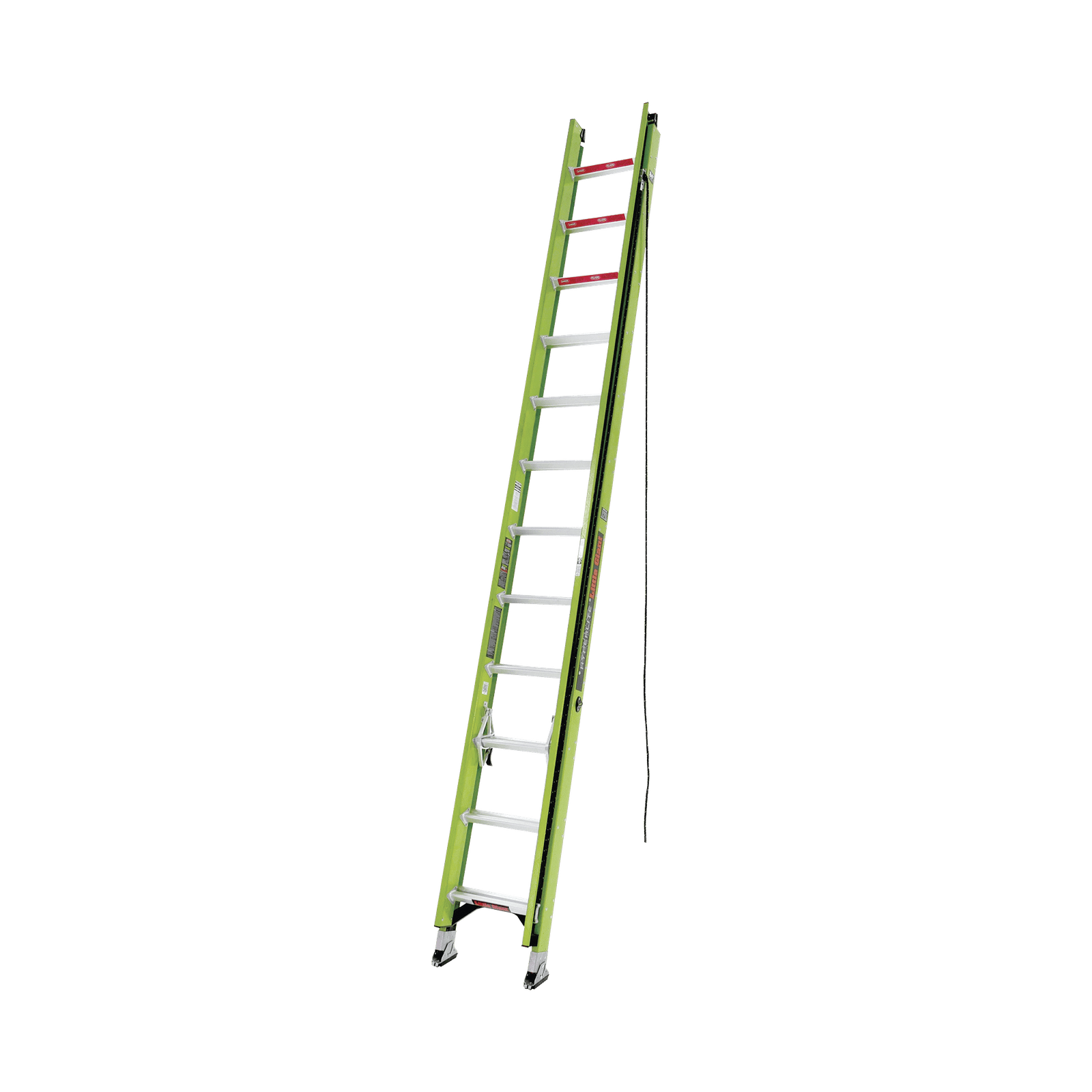 Escalera de Extensión de Aluminio + Fibra de Vidrio Hasta 7.31 m. !La Más Liviana del Mundo! (No. Parte: 18724) HYPERLITE-24-IA - Little Giant Ladder Systems