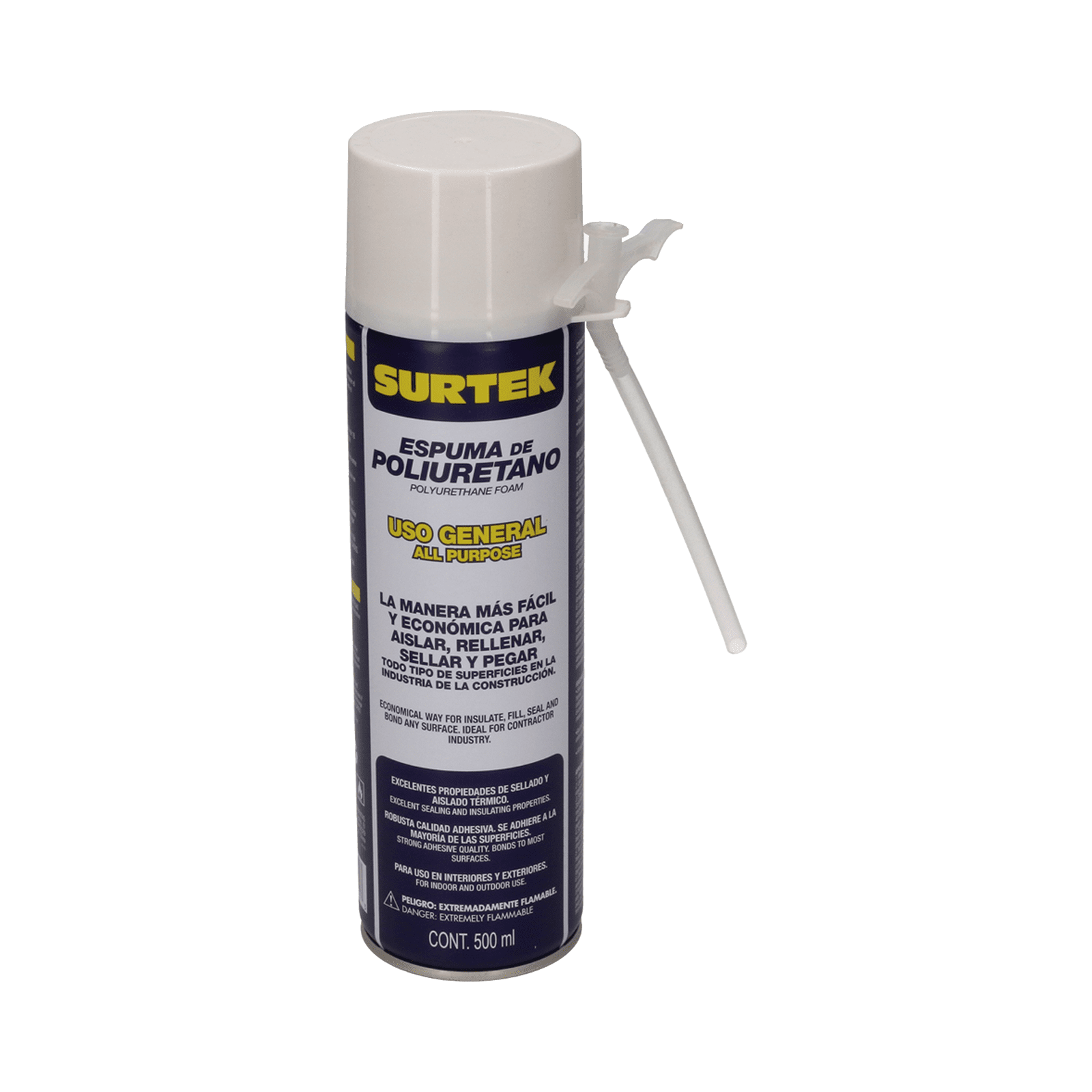 Espuma de Poliuretano / Capacidad 500 ml. SYS-113521 - SURTEK