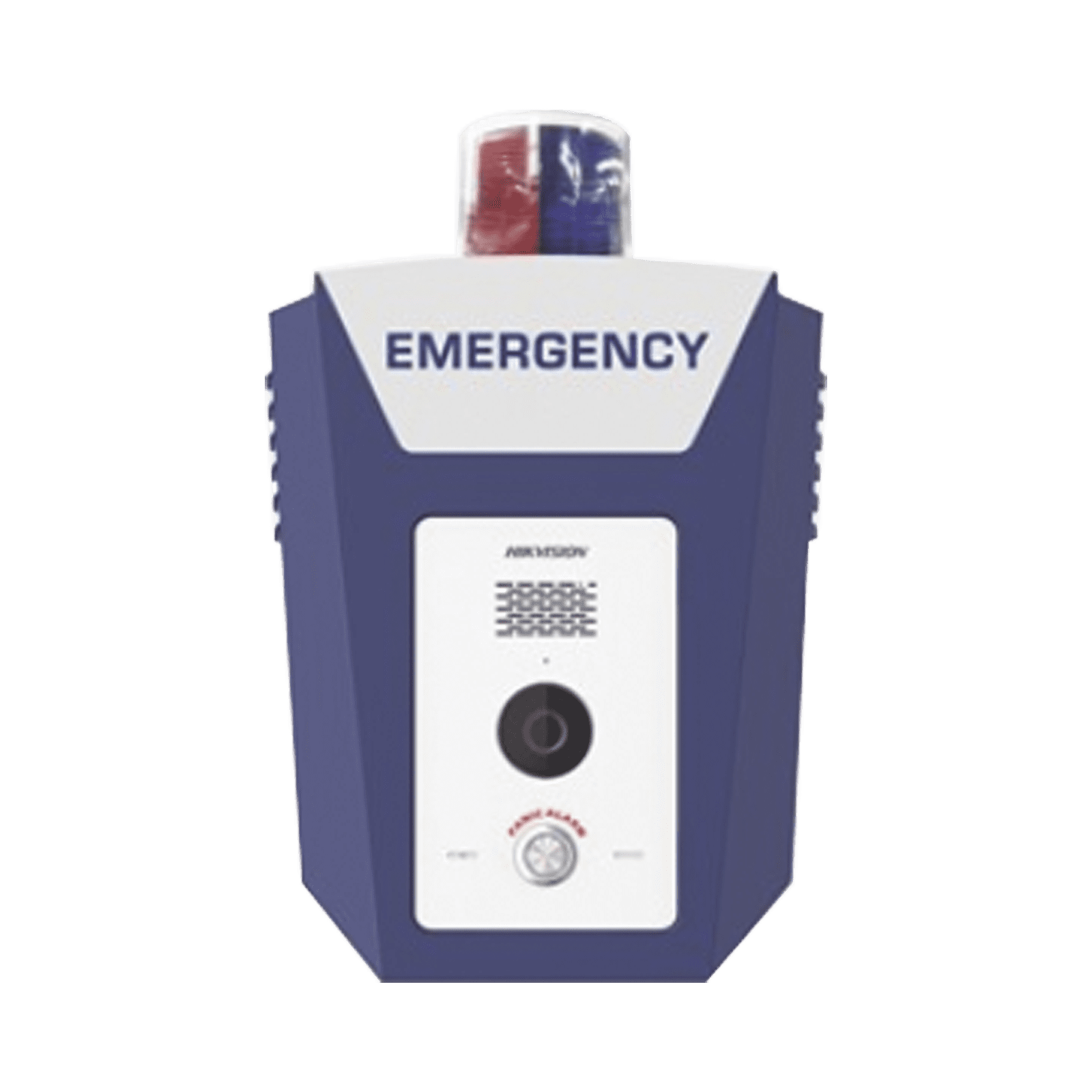 Estación de Alarma de Panico de Emergencia / Cámara 2 Megapixel / Video y Audio / Sirena y Estrobo (Azul y Rojo) / 10 Mts de IR / ISUP DS-PEA22-B(B) - HIKVISION