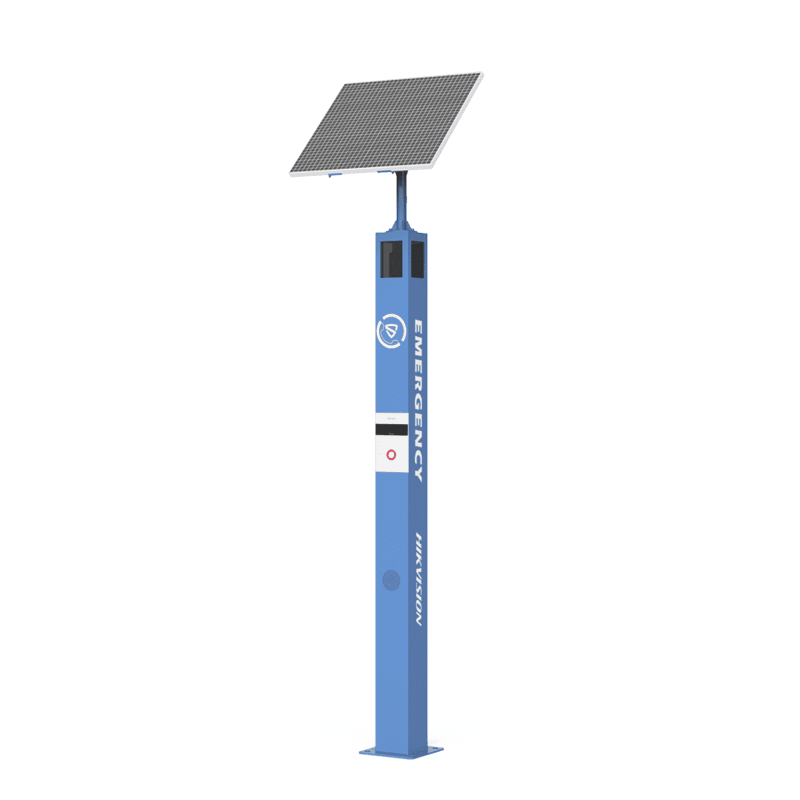 Estación de Pánico de Alarma Solar / Comunicación 4G / Cámara de 2 Megapixel / Audio de Dos Vías / Exterior IP65 / IK10 / Micro SD DS-PEA301-CVS1-AL - HIKVISION