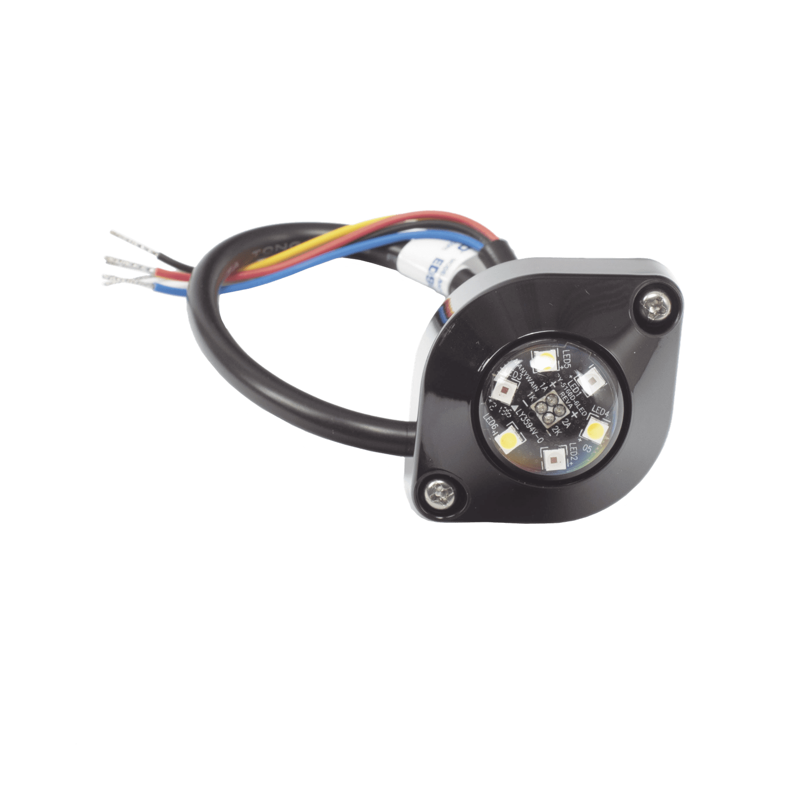 Estrobo Oculto de 6 LED color Azul Serie ED9015 ED9015B - ECCO