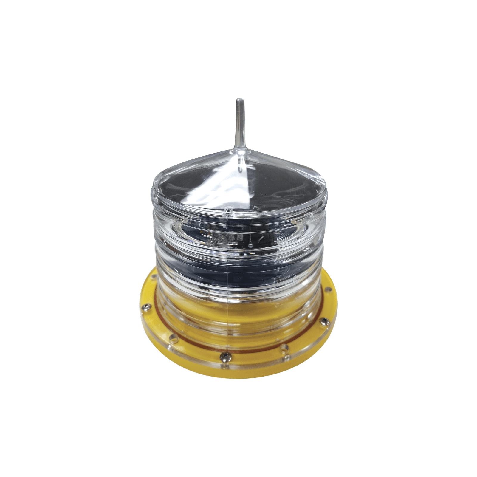 Estrobo led para Obstrucción Autónoma con Led Color Rojo con Panel Solar (Luz Fija o Estroboscópica configurable) / No incluye montaje EI-GSL-SE - EPCOM INDUSTRIAL