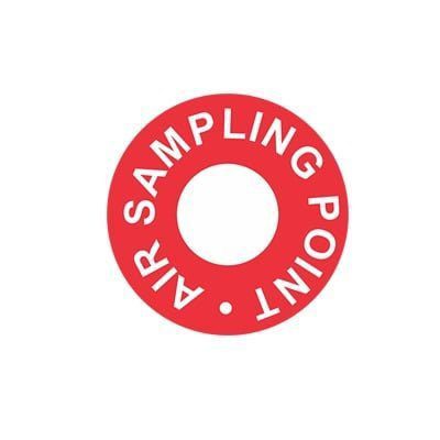 Etiqueta de Punto de Muestreo para Tubería de Aspiración, Paquete con 125 Piezas RP-5218 - SAFE FIRE DETECTION INC.