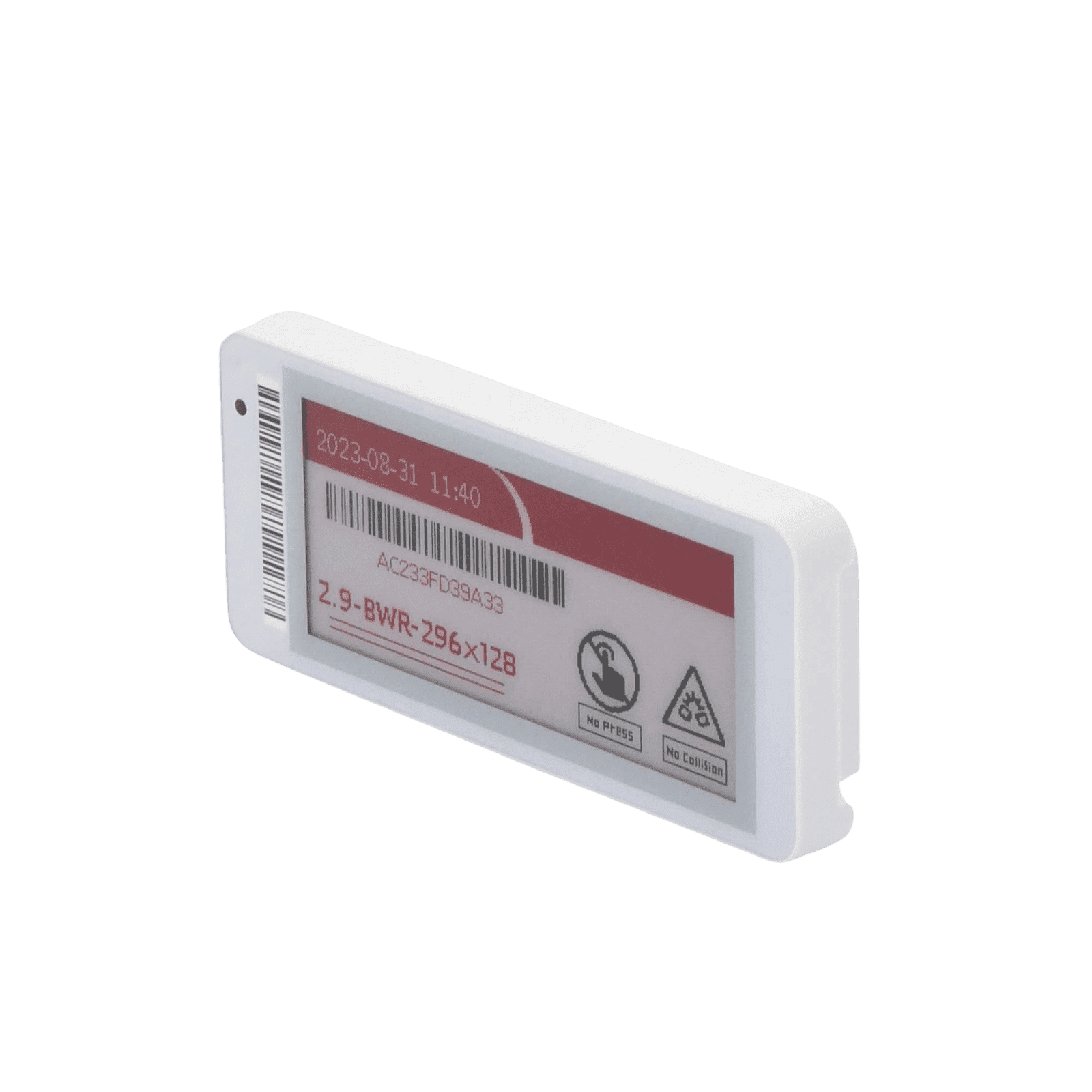 Etiqueta de Tinta Electrónica / ESL / 2.9 Pulgadas / Uso en Estantes / Bluetooth AP-TAG-29B/R - AccessPRO