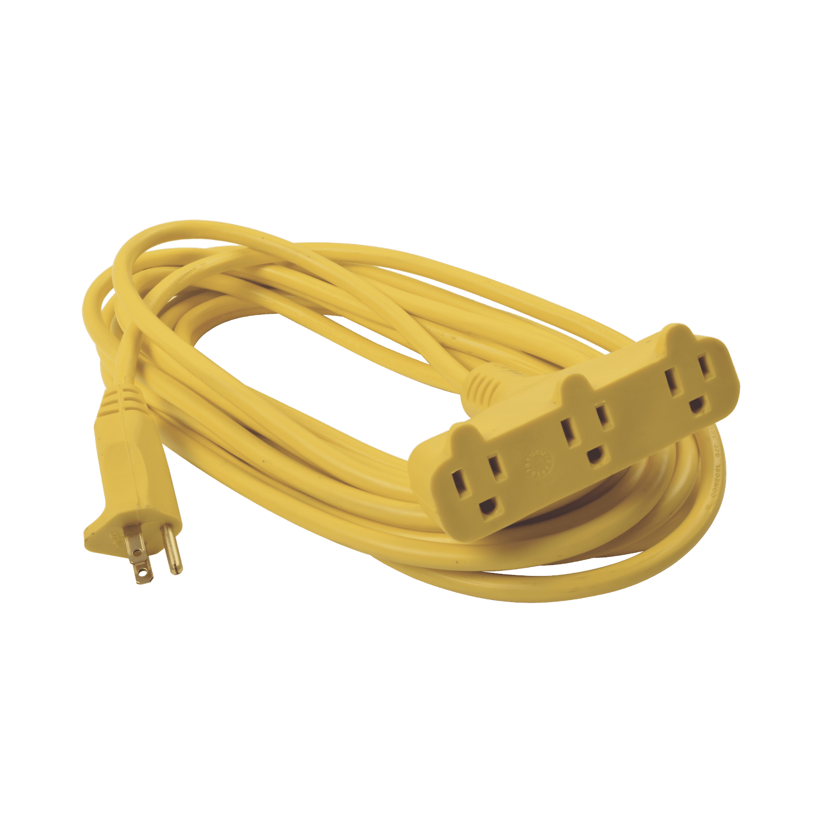 Extensión Eléctrica Tipo Abanico Uso Rudo 8 metros/ 127 V CA – 10 A Máximo / Color Amarilla. SYS-136050 - SURTEK