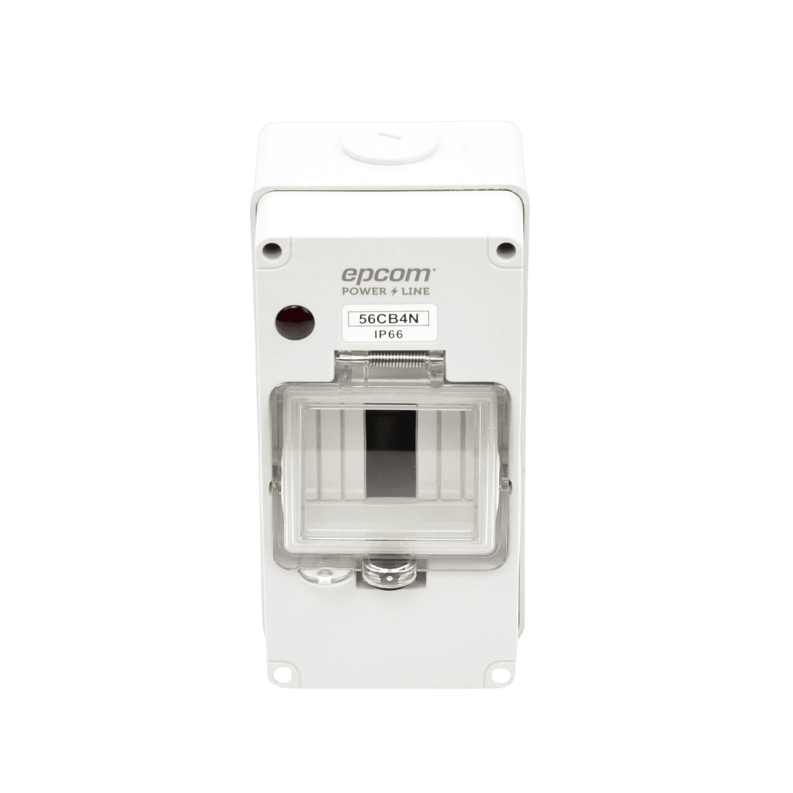 Gabinete Plástico para Exterior IP66 para Riel Din F56CB4N - EPCOM POWERLINE