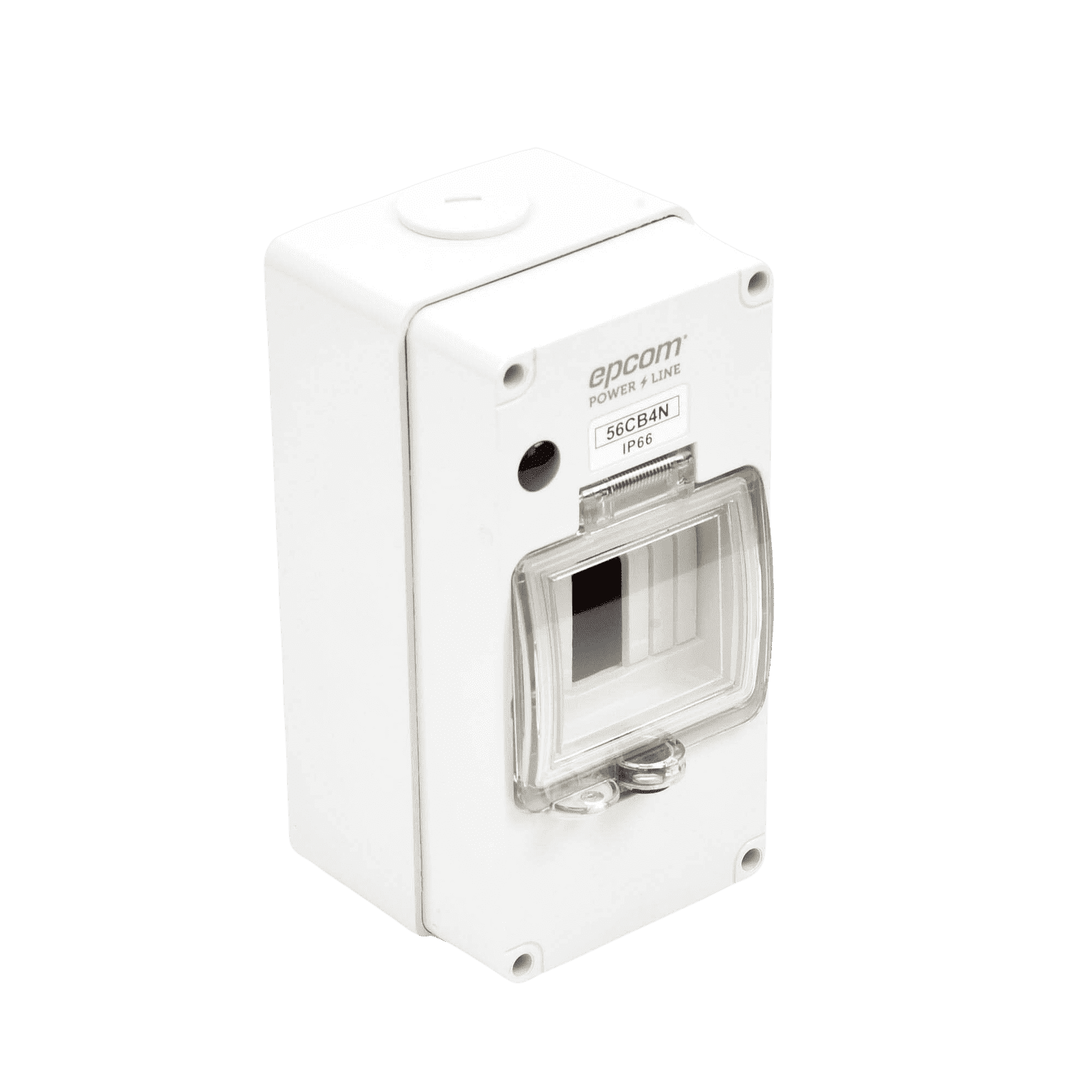 Gabinete Plástico para Exterior IP66 para Riel Din F56CB4N - EPCOM POWERLINE