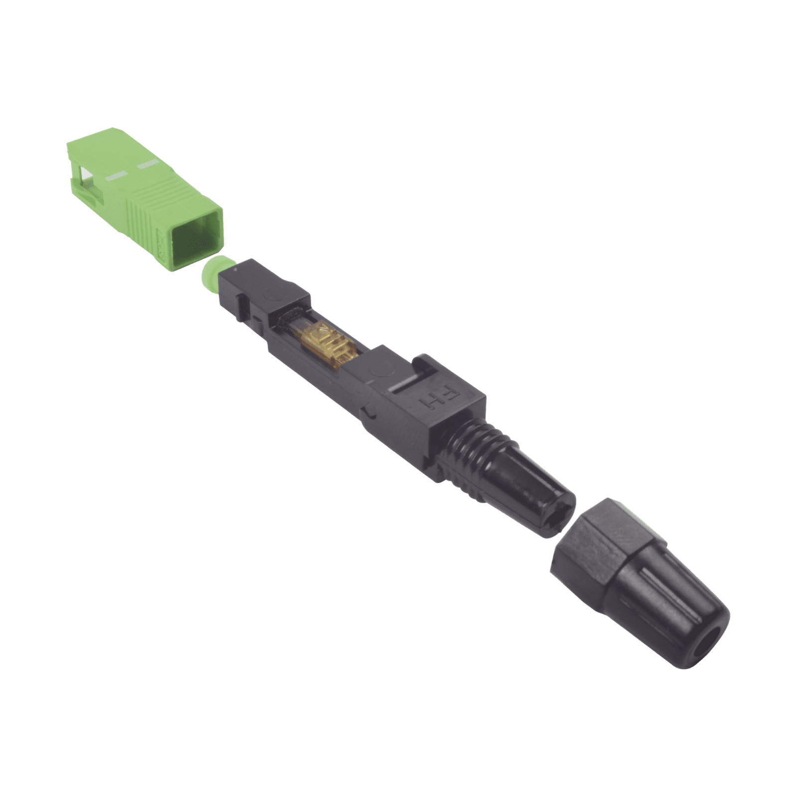 Conector Rápido de Instalación en Campo, Monomodo, SC/APC, pre-pulido, re-terminable, ideal para Aplicaciones FTTx FASC - FIBERHOME