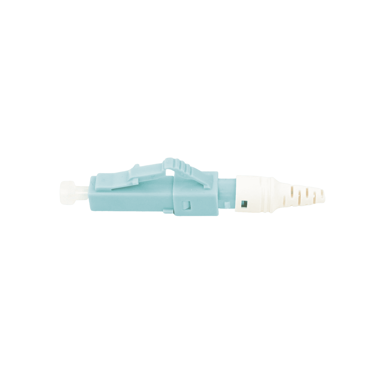 Conector de Fibra Óptica pre-pulido LightBow LC Simplex, multimodo 50/125 (OM3/OM4), re-terminable, color Aqua FC1-LB-LC5-9AQ - SIEMON