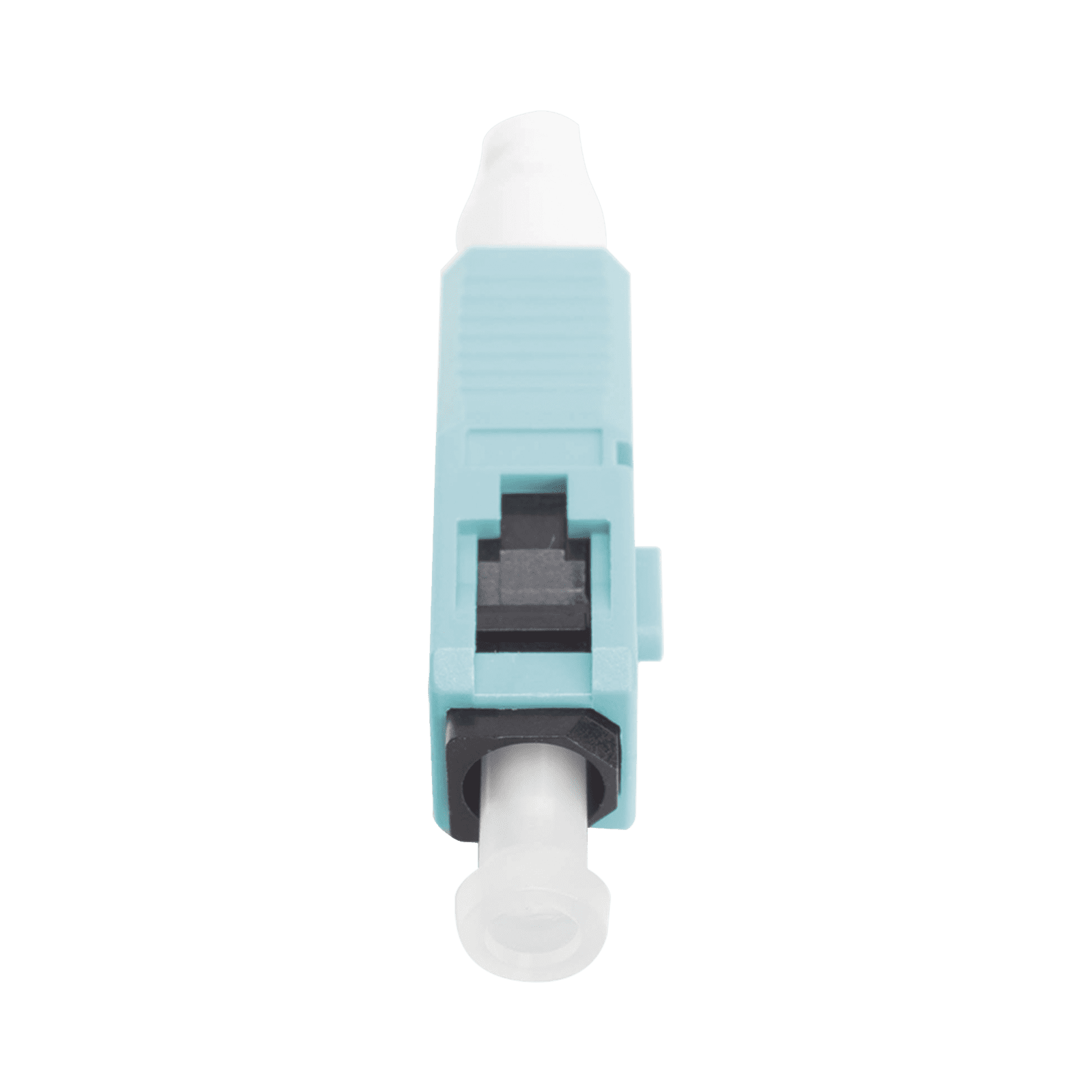 Conector de Fibra Óptica pre-pulido LightBow SC Simplex, multimodo 50/125 (OM3/OM4), re-terminable, color Aqua FC1-LB-SC5-9AQ - SIEMON