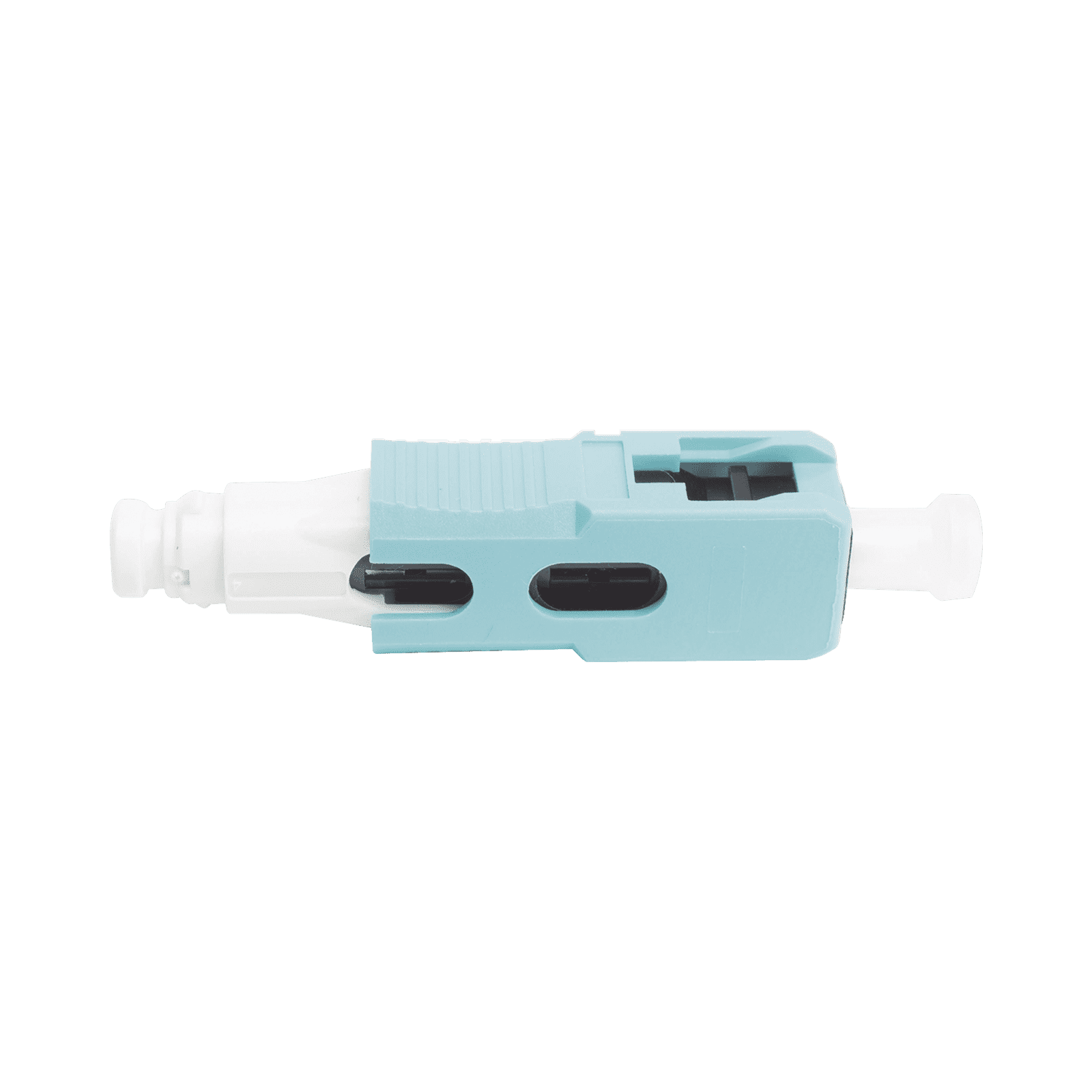 Conector de Fibra Óptica pre-pulido LightBow SC Simplex, multimodo 50/125 (OM3/OM4), re-terminable, color Aqua FC1-LB-SC5-9AQ - SIEMON