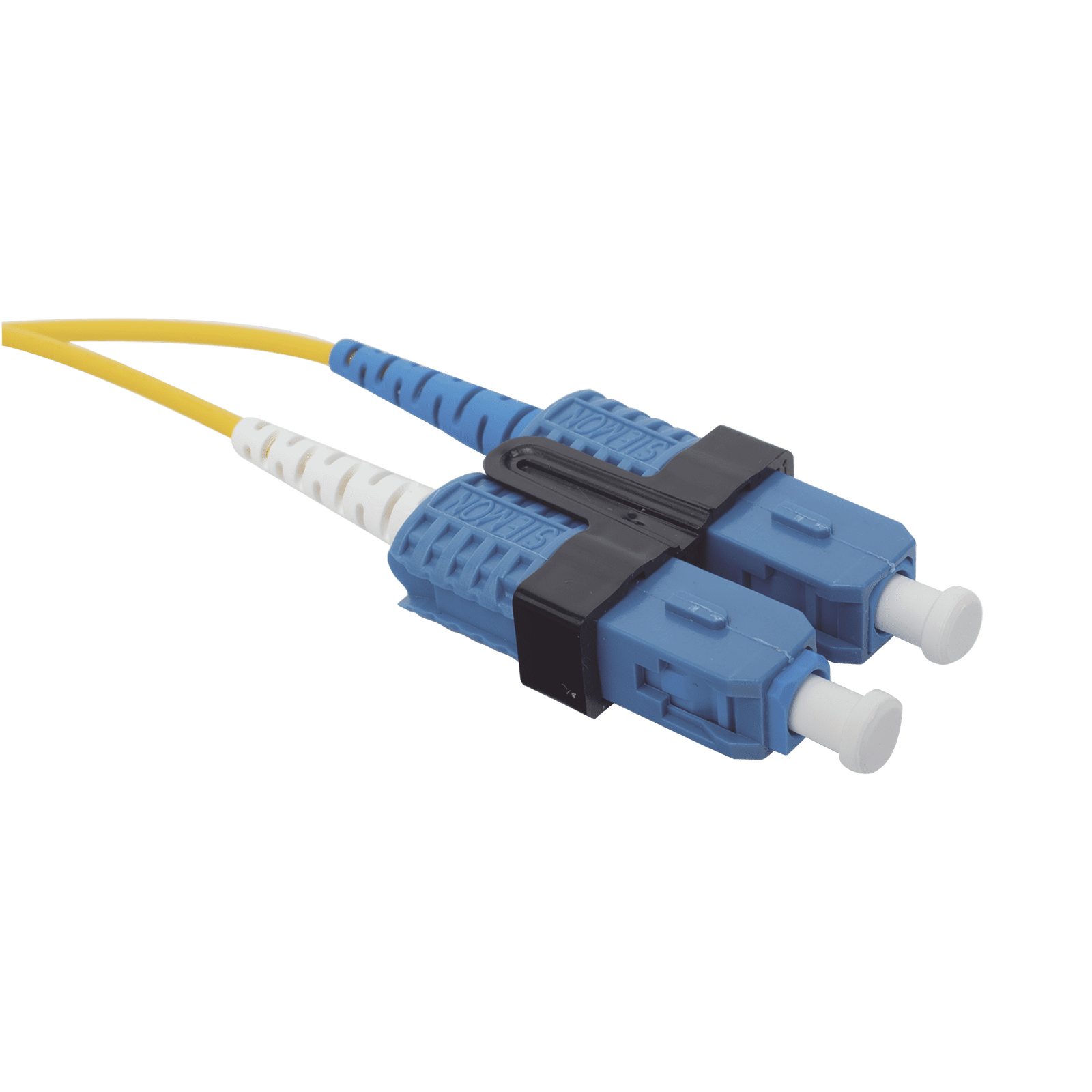 Jumper de Fibra Óptica Monomodo (OS2), XGLO, LC/UPC-SC/UPC Duplex, OFNR, Color Amarillo, 5 Metros FJ2-LCUSCUL-05 - SIEMON