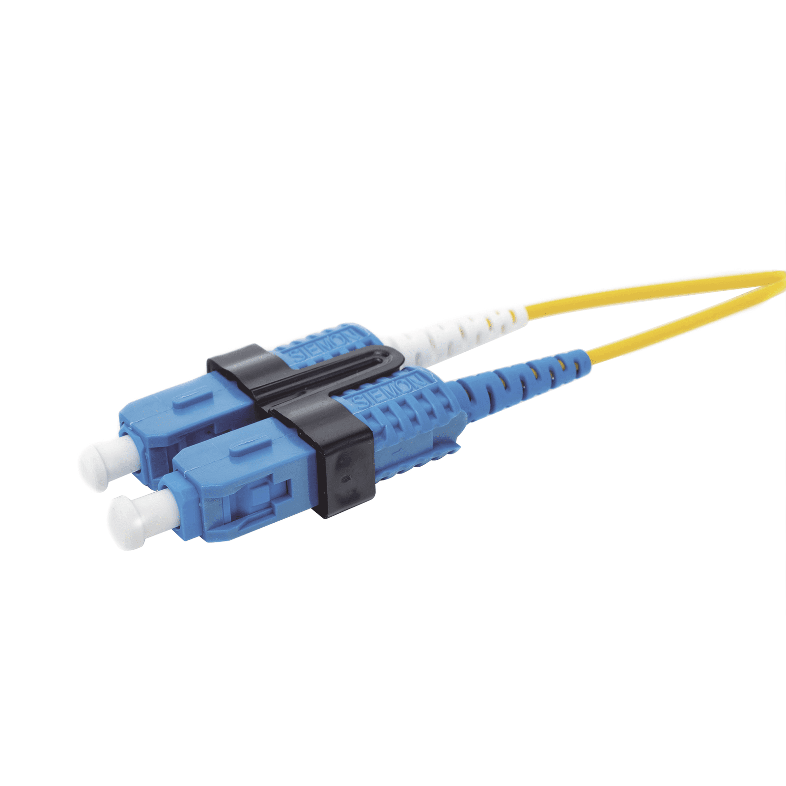 Jumper de Fibra Óptica Monomodo (OS2), XGLO, LC/UPC-SC/UPC Duplex, OFNR, Color Amarillo, 10 Metros FJ2-LCUSCUL-10 - SIEMON