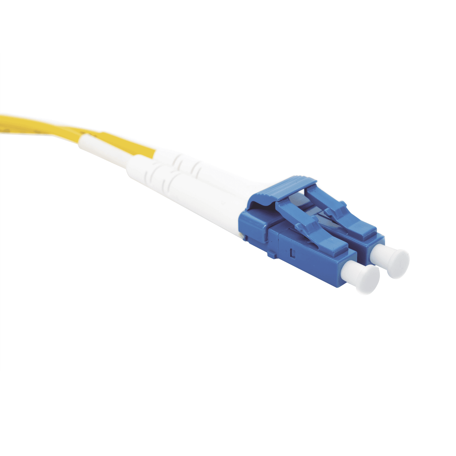 Jumper de Fibra Óptica Monomodo (OS2), XGLO, LC/UPC-SC/UPC Duplex, OFNR, Color Amarillo, 10 Metros FJ2-LCUSCUL-10 - SIEMON