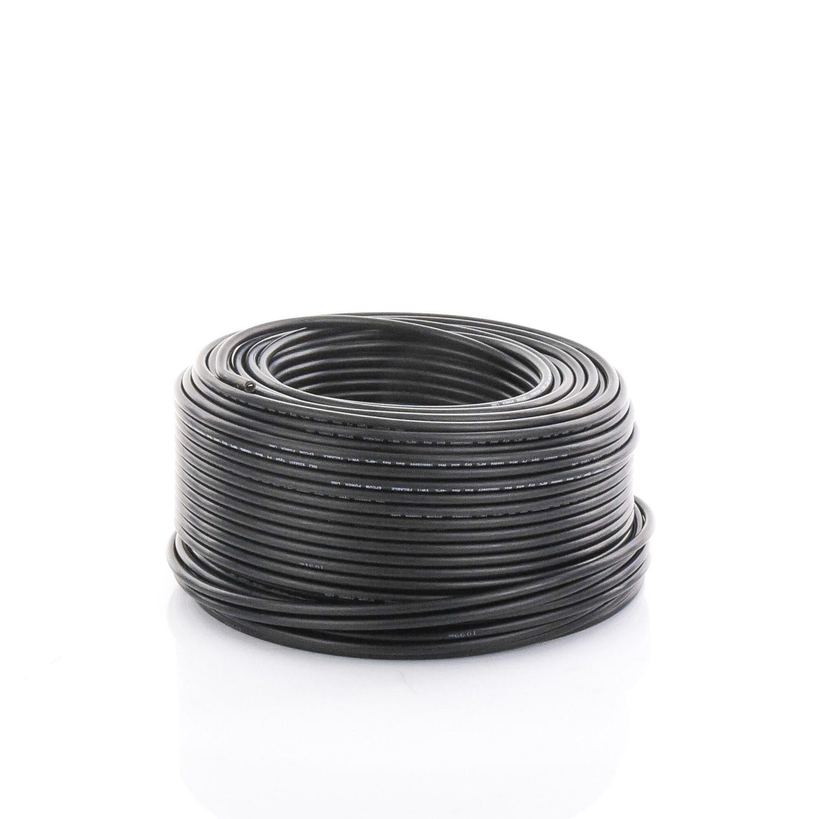 Bobina de 100 metros / Cable Fotovoltaico / Negro / Recubrimiento XLPE / 4mm² / 12 AWG / Hasta 1,800 Vcc FJ66/100 - VIAKON