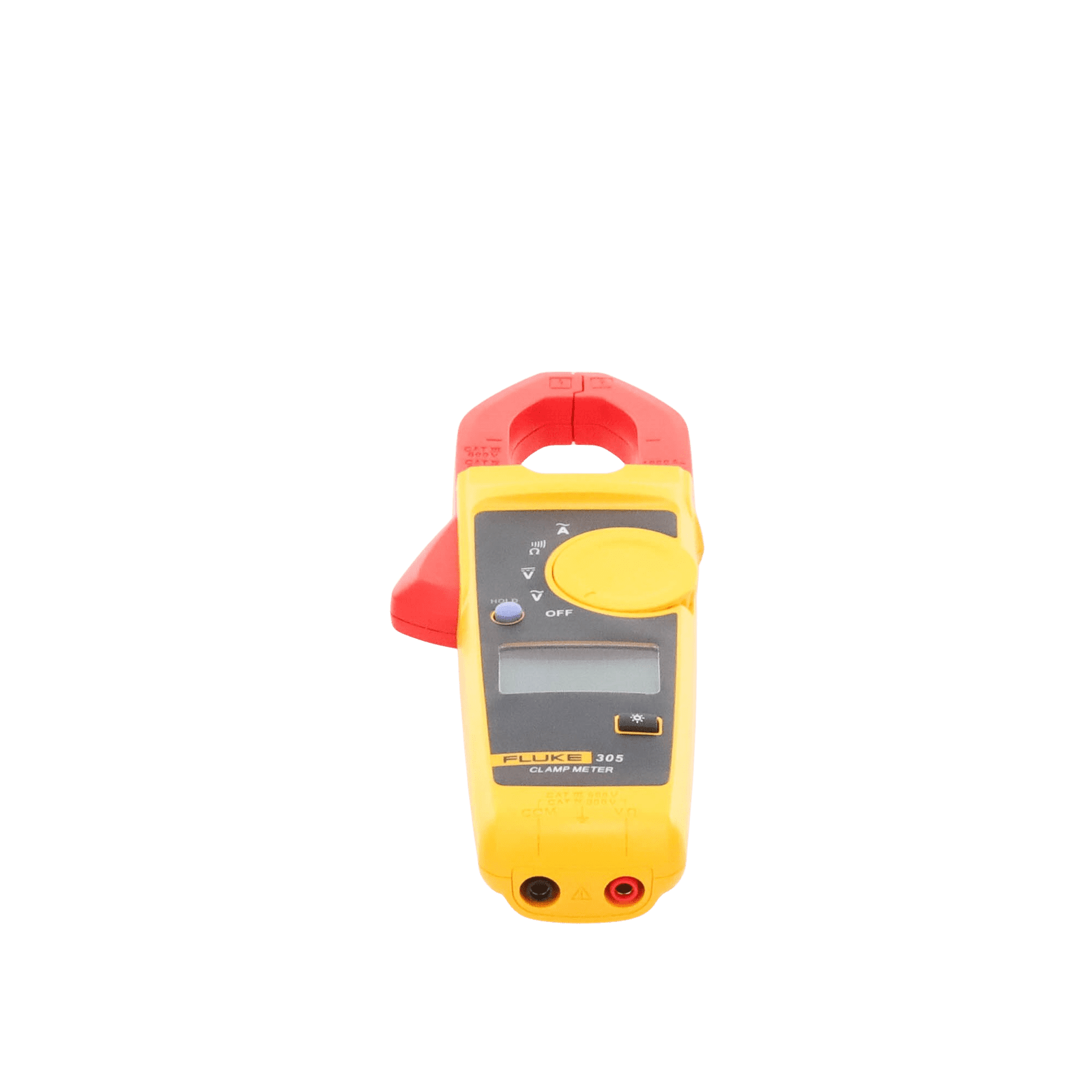 Amperimetro de Gancho, Para Medida de Corriente en CA de 999 A y Tensión en CA y CC de 600V FLUKE-305/EMESP - FLUKE