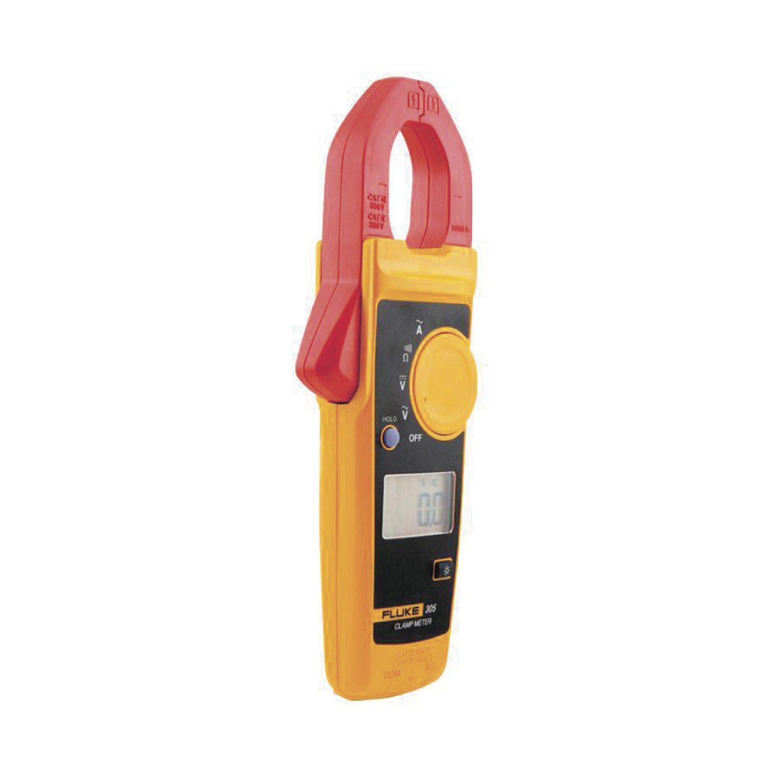 Amperimetro de Gancho, Para Medida de Corriente en CA de 999 A y Tensión en CA y CC de 600V FLUKE-305/EMESP - FLUKE