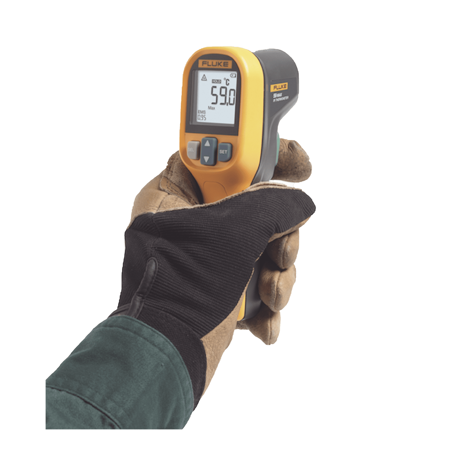 Termómetro IR Para Medición de Temperatura de -30ºC a 350ºC, Con Precisión +-2%, y Clasificación IP40 FLUKE-59MAXESP - FLUKE