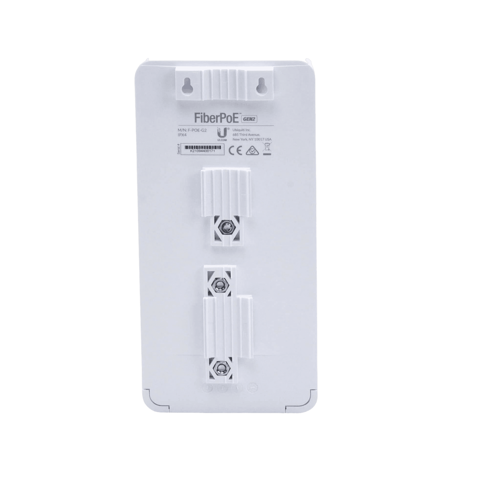 Transporte óptico de datos para dispositivos PoE Ubiquiti Networks de exteriores F-POE-G2 - UBIQUITI INC.