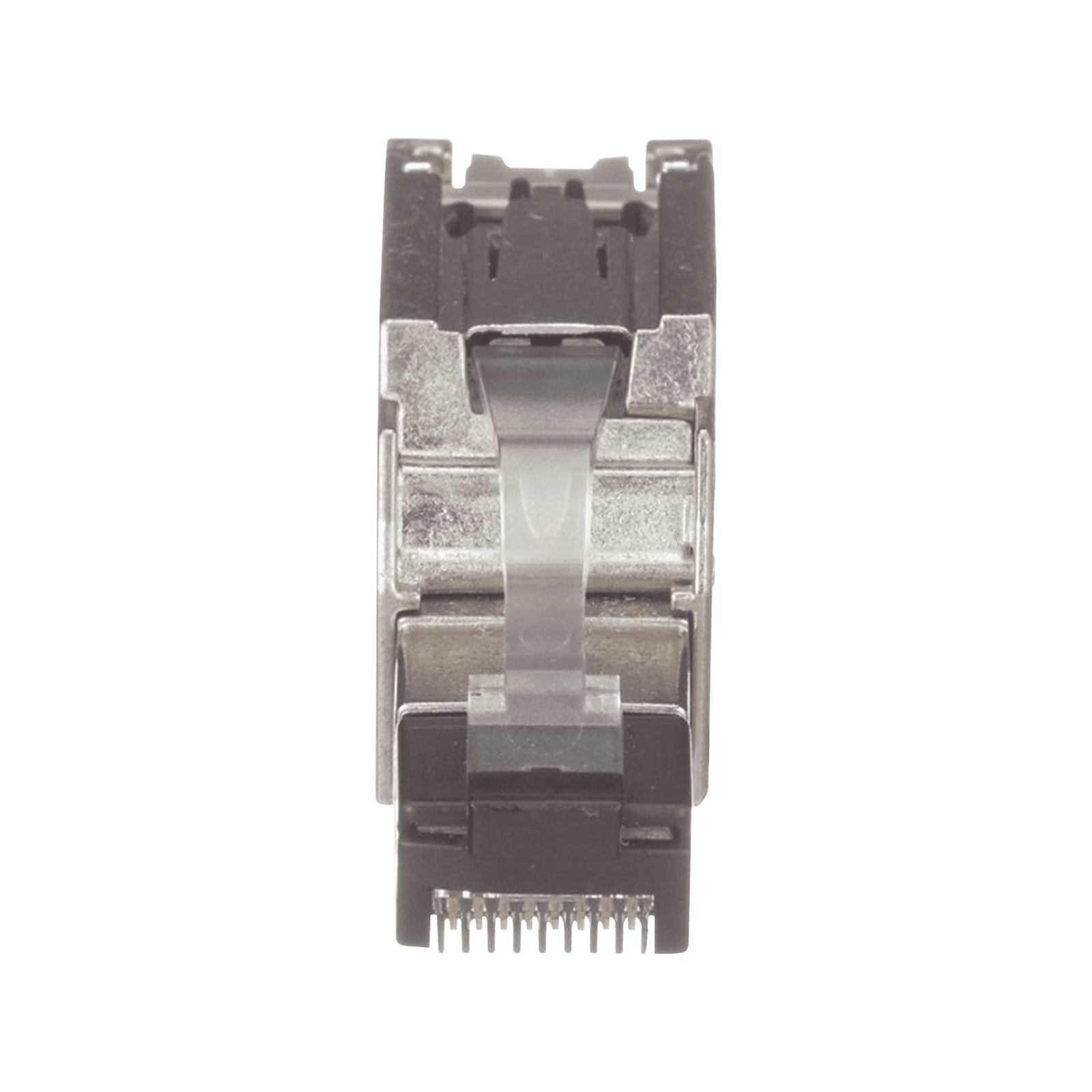 Plug RJ45 Blindado, Instalación Recta, Terminación en Campo Certificable, Compatible con Cat5e, Cat6 y Cat6A, Color Plata, Paquete de 10 Piezas FPS6X88MTG-X - PANDUIT