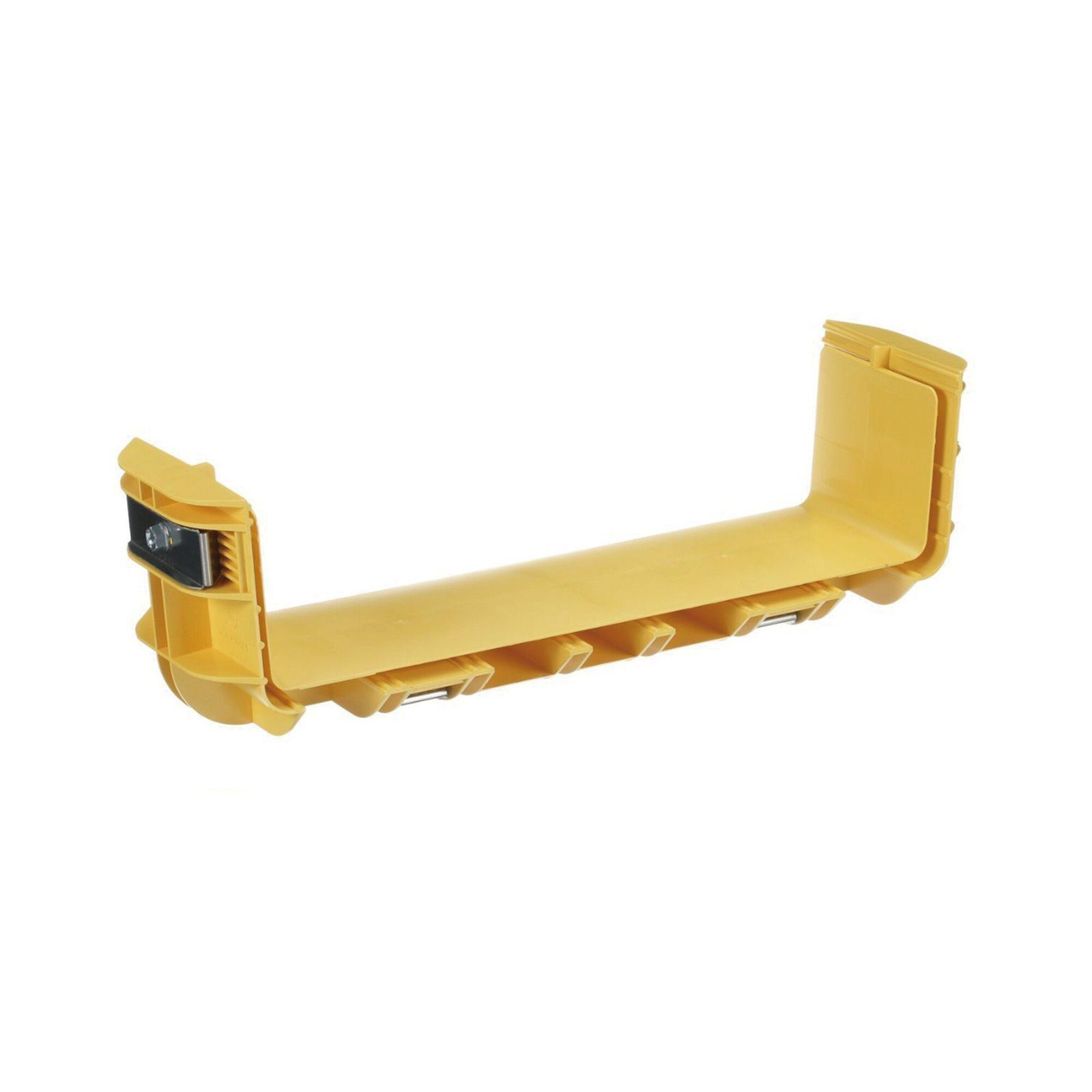Union Recta “Cople”, Para Canaleta FiberRunner™ 12X4, Color Amarillo FRBC12X4LYL - PANDUIT
