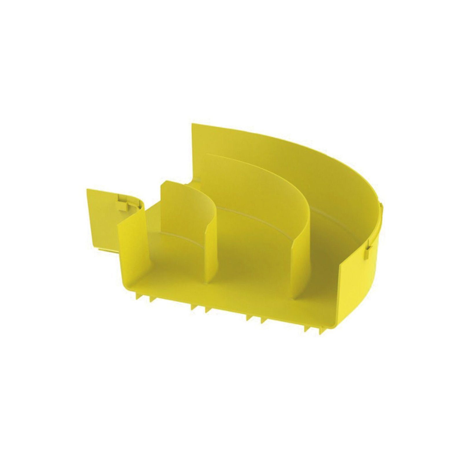 Ángulo Recto a 90º Horizontal, Para Canaletas FiberRunner™ 12X4, Color Amarillo FRRA12X4LYL - PANDUIT
