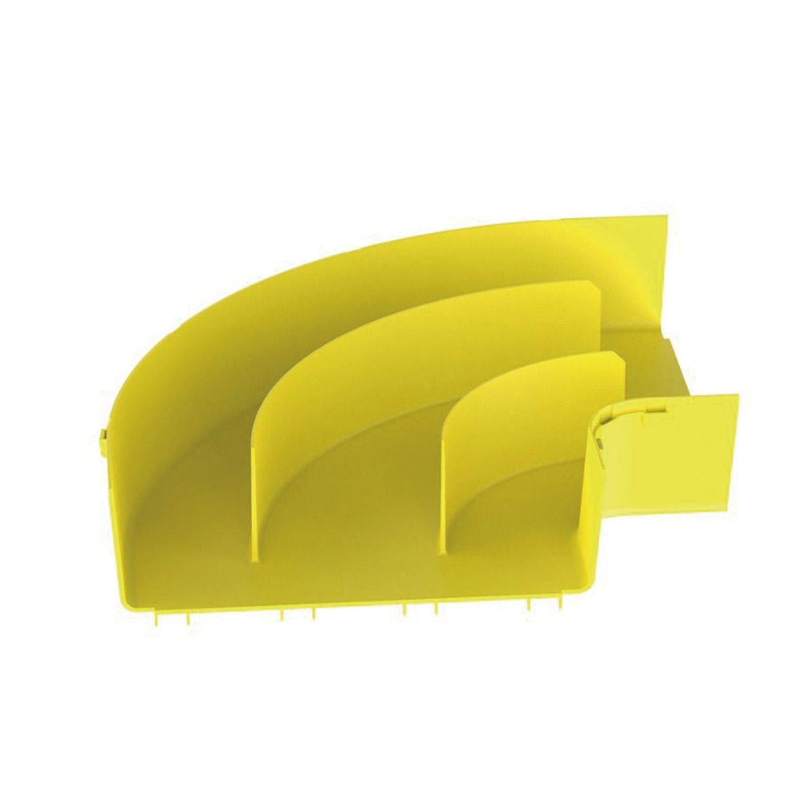 Ángulo Recto a 90º Horizontal, Para Canaletas FiberRunner™ 12X4, Color Amarillo FRRA12X4LYL - PANDUIT