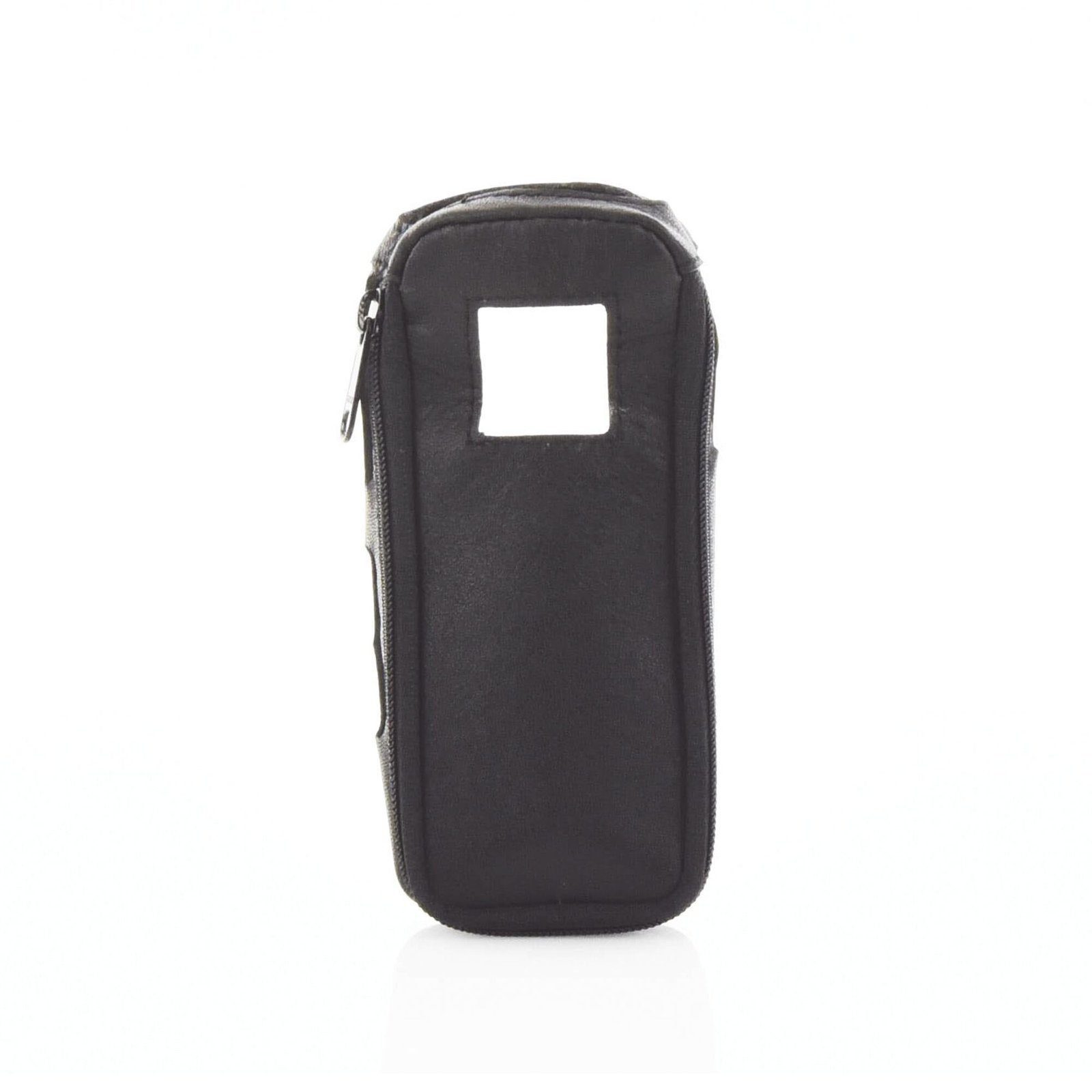 Funda de Piel Reforzada, con Frente Transparente para Serie Satelital IC-SAT100. FSMIC-SAT - SYSCOM