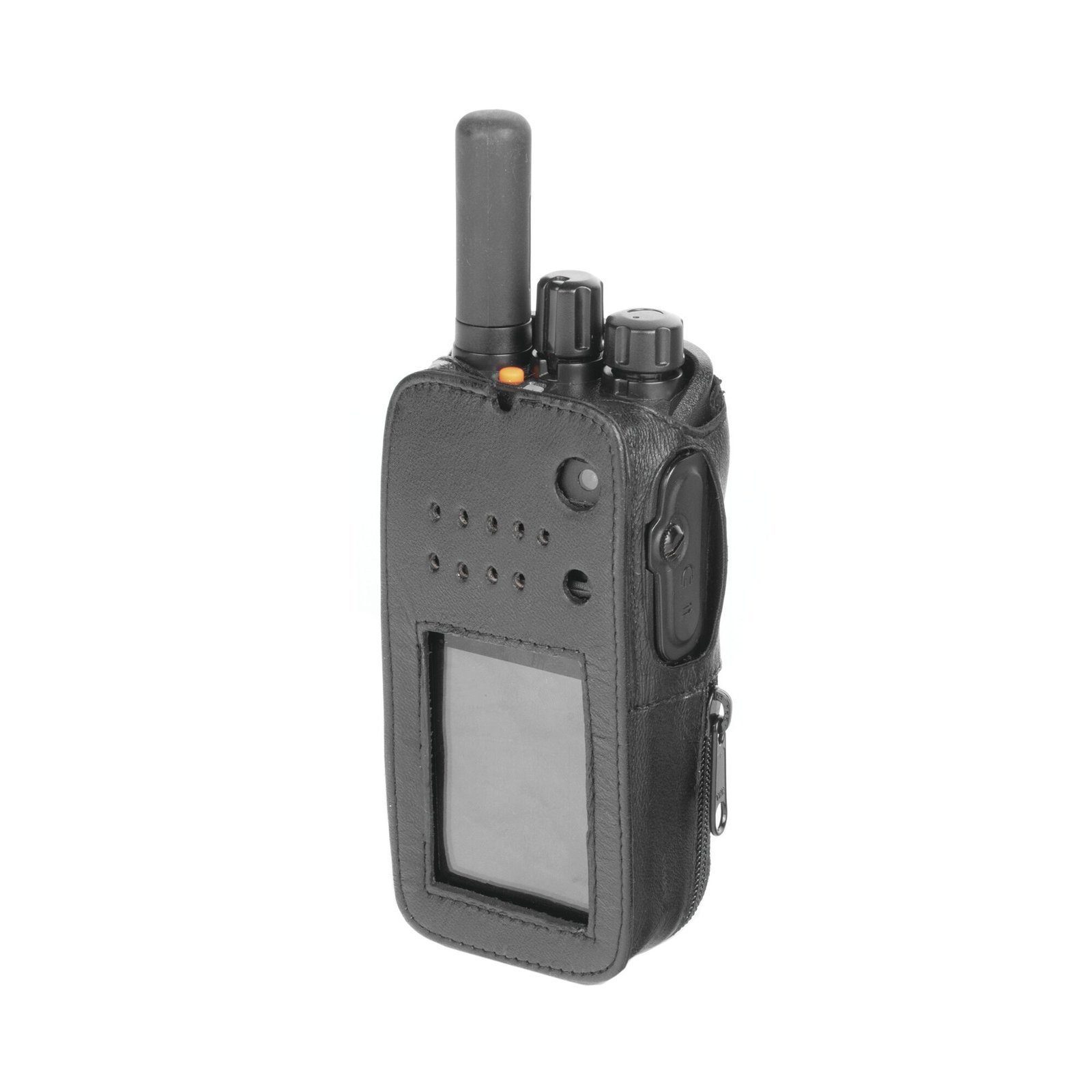 Funda Reforzada de Piel para Radios TX-R59A4G. FSMTX-R59A - SYSCOM