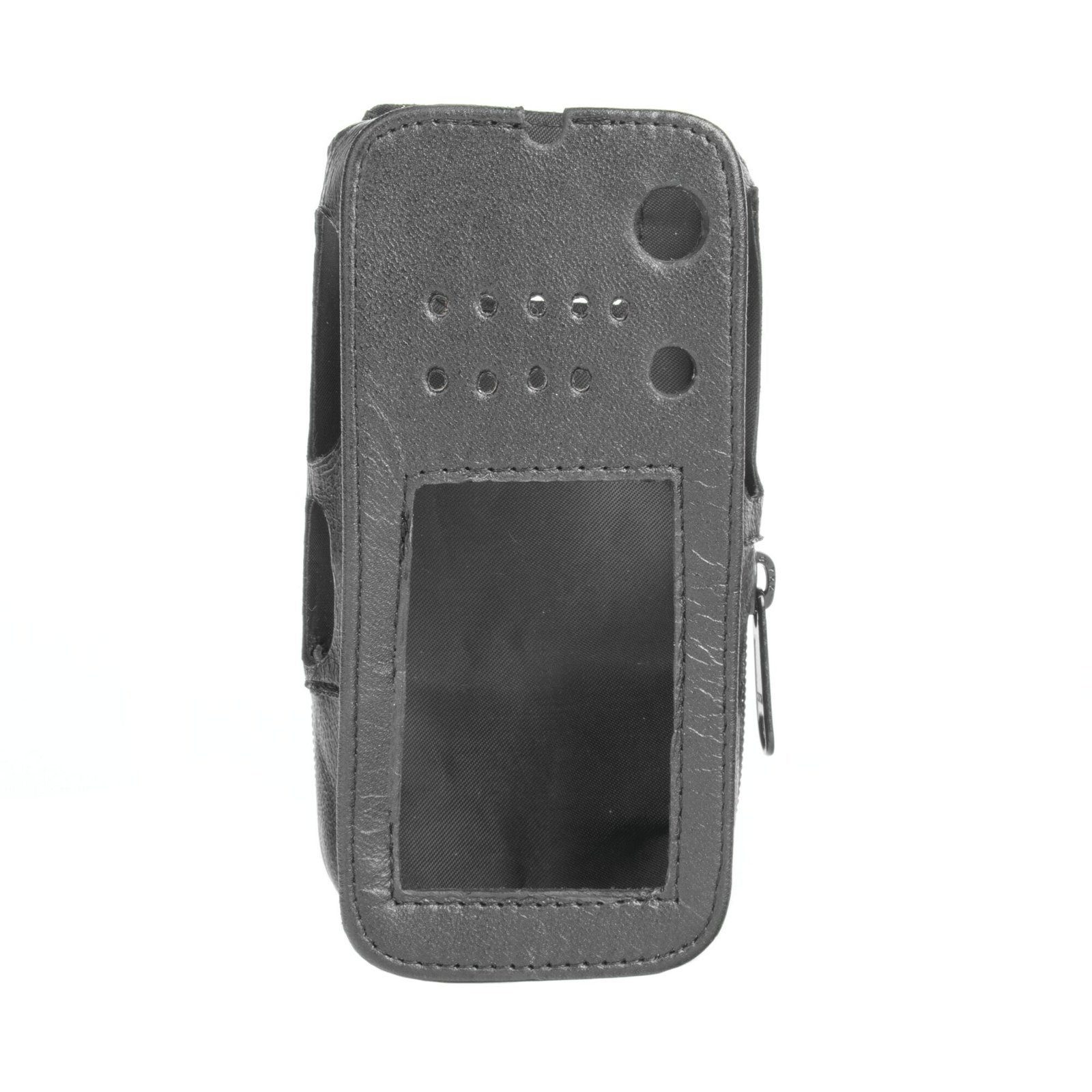 Funda Reforzada de Piel para Radios TX-R59A4G. FSMTX-R59A - SYSCOM