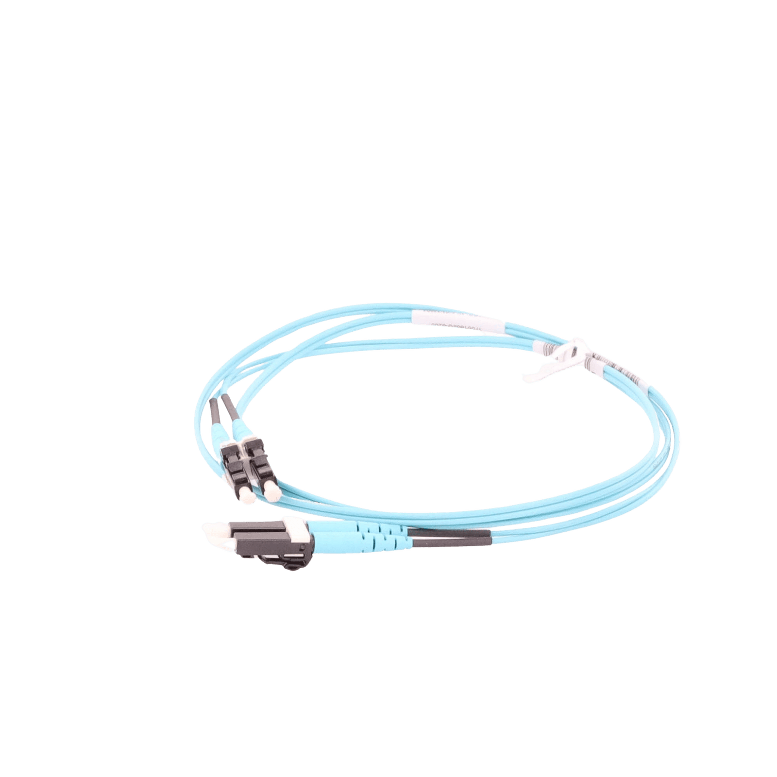 Jumper de Fibra Optica Multimodo 50/125 OM3, LC-LC Duplex, OFNR (Riser), Color Aqua, 1 Metro FX2ERLNLNSNM001 - PANDUIT