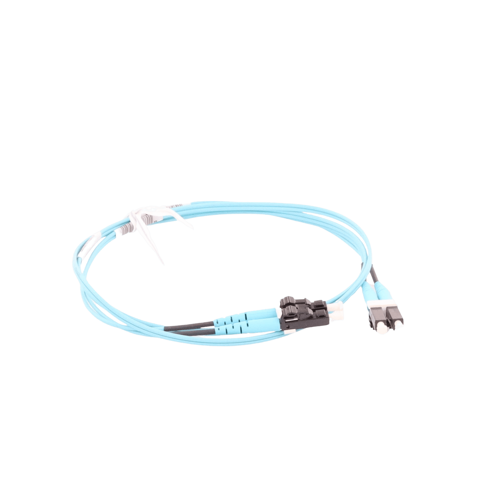 Jumper de Fibra Optica Multimodo 50/125 OM3, LC-LC Duplex, OFNR (Riser), Color Aqua, 1 Metro FX2ERLNLNSNM001 - PANDUIT