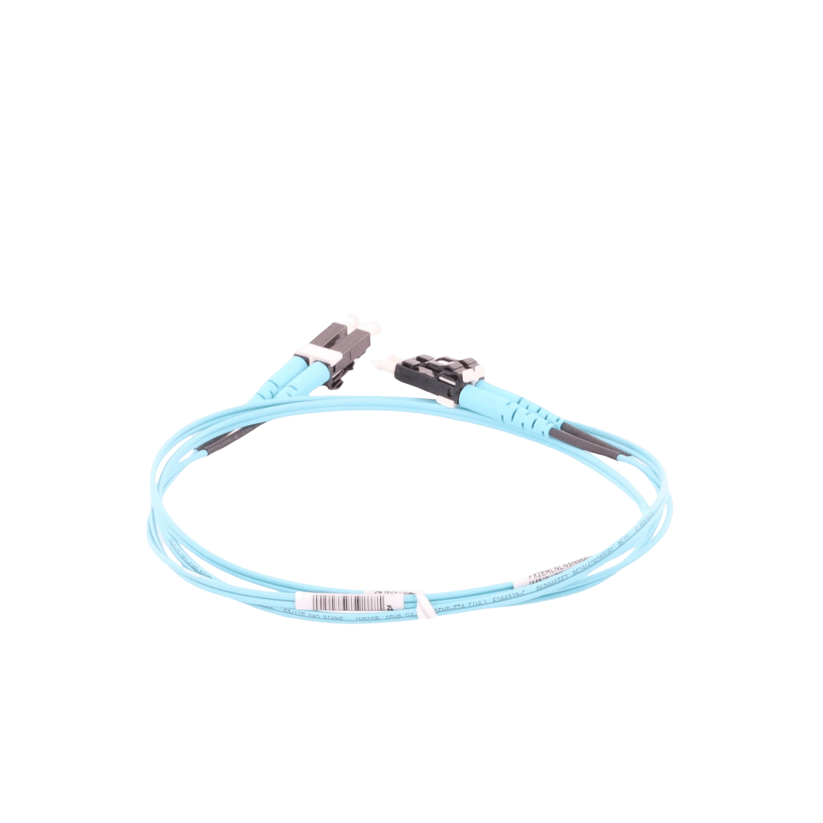 Jumper de Fibra Optica Multimodo 50/125 OM3, LC-LC Duplex, OFNR (Riser), Color Aqua, 1 Metro FX2ERLNLNSNM001 - PANDUIT