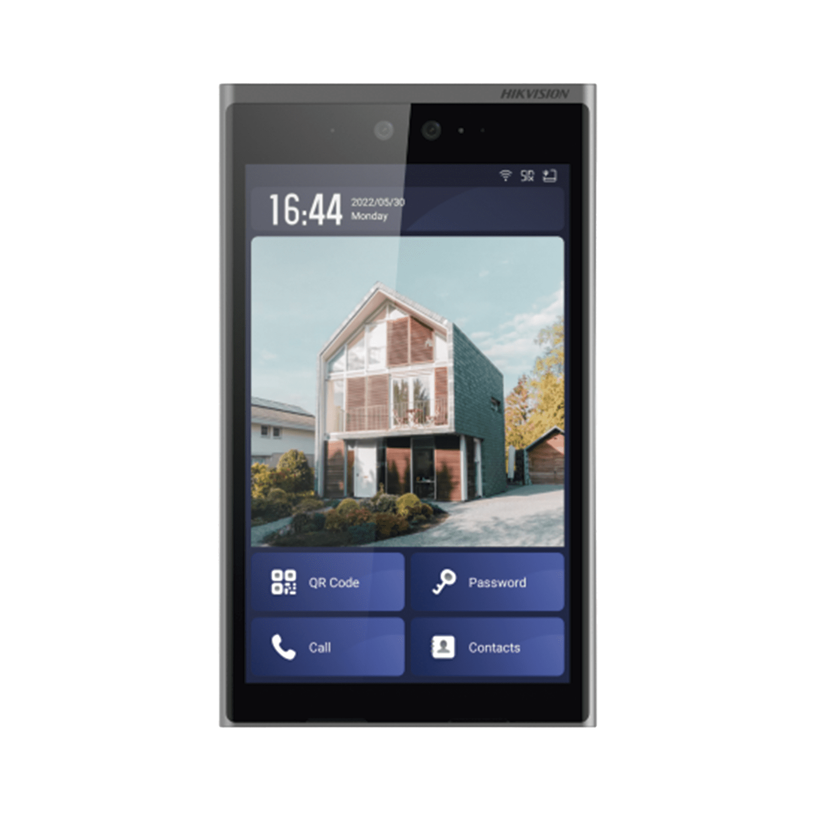 Frente de Calle IP 2 Megapixel (1080p) / Multiapartamento / Pantalla 10.1″ Touch Screen / Reconocimiento Facial / Android / IP65 / IK07 / Soporta Modulo de Botones y Huella (por Separado) DS-KD9633-WBE6 - HIKVISION