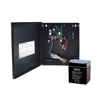 Fuente de 12 Vcc/1A para Control de Acceso con Batería Incluida. PRO-12V-1AK - EPCOM POWERLINE