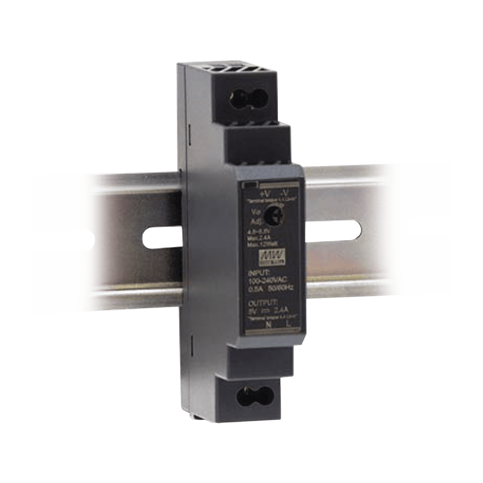 Fuente de Poder Industrial Ultra Delgada Riel Din 12Vcc, 15W HDR-15-12 - MEANWELL