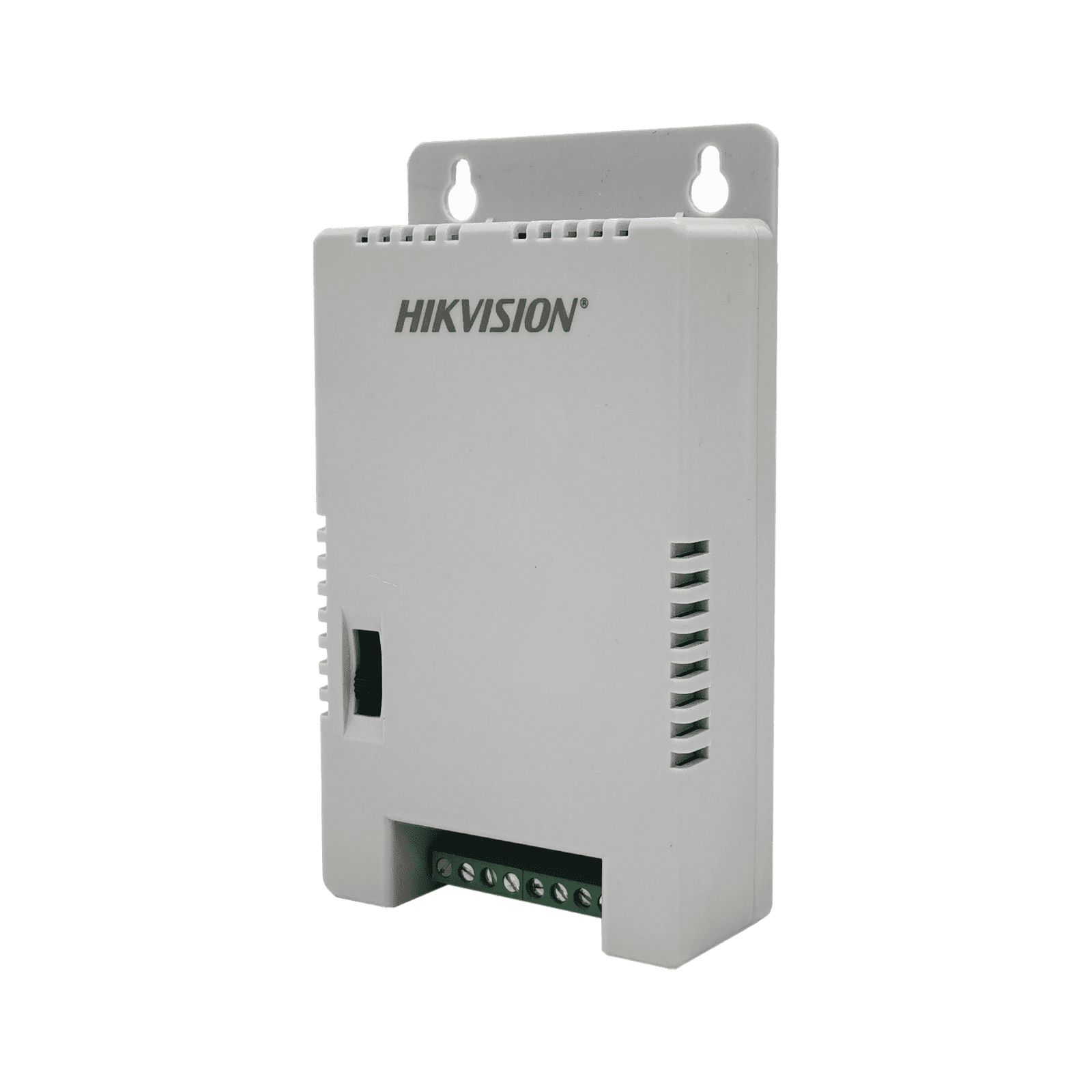 Fuente de Poder Regulada 12 Vcc / 13.5 Vcc / 15 Vcc para 4 Cámaras / 1 Amp por Salida / Voltaje de Entrada 90 – 130 VCA / Filtro de Ruido para Cámaras 4K / Modo para Largas Distancias DS-2FA1225-C4/K - HIKVISION