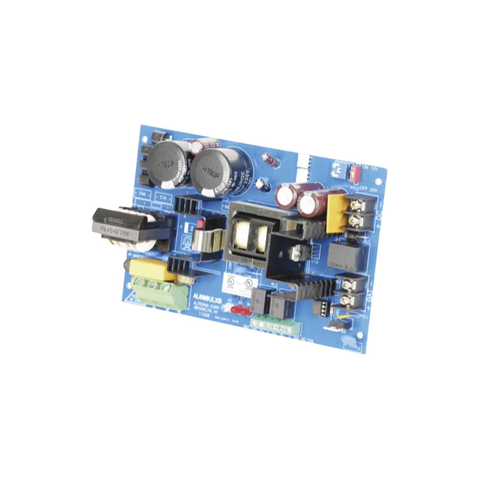 Fuente de alimentación / Tipo tarjeta /  salida única/  12/24 Vcc / 6 A / Entrada 115 Vca AL-600-ULX-B - ALTRONIX