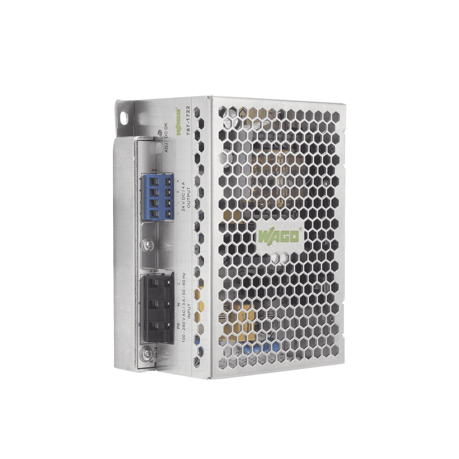 Fuente de alimentación con sincronización primaria; ECO; monofásico; Tensión de salida 24V DC; Corriente de salida 5A; DC-OK LED 787-1722 - WAGO