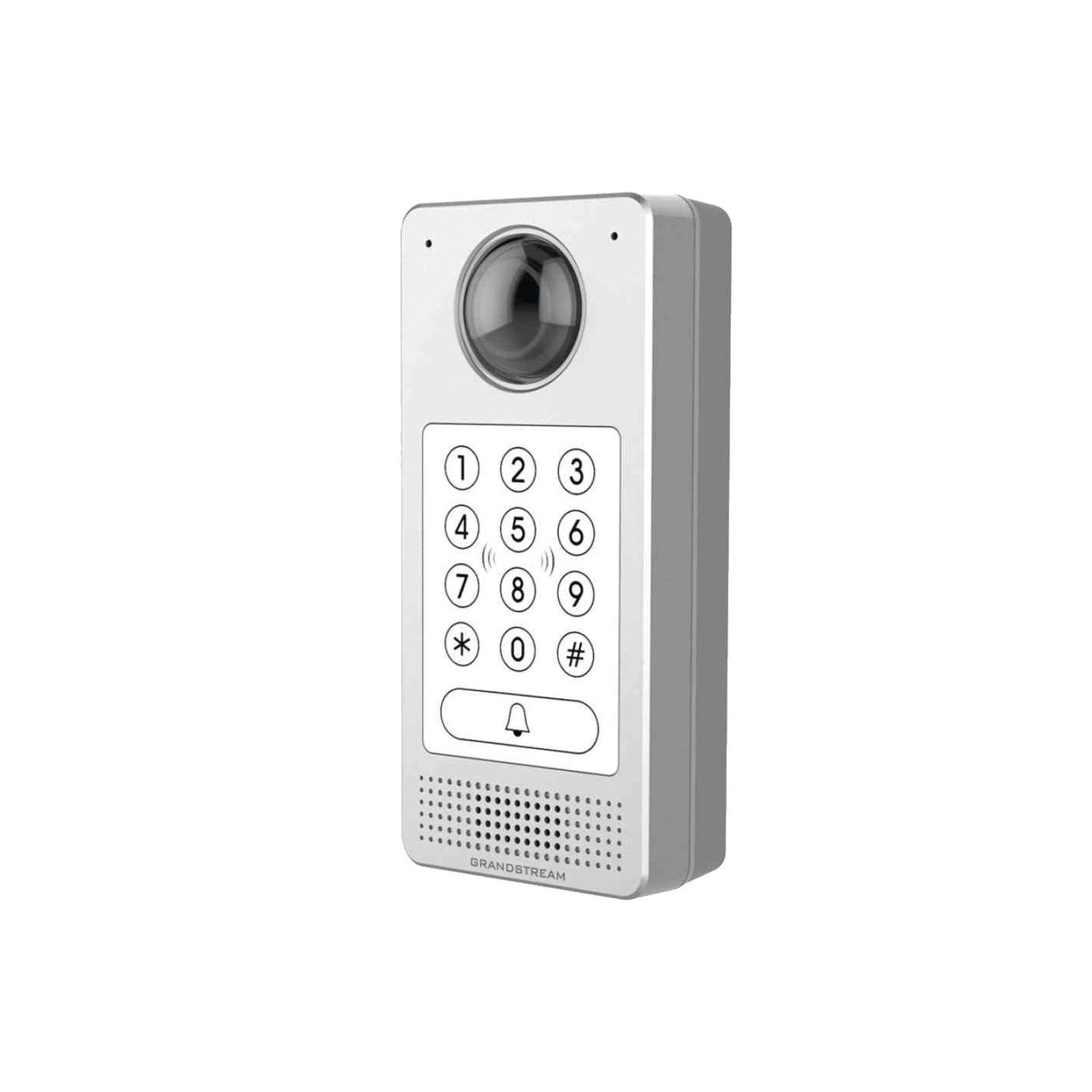 Videoportero IP (SIP) FISHEYE, apertura por código, Antivandálico, llamada y/o tarjeta, teclado retro-iluminación GDS-3710 - Grandstream