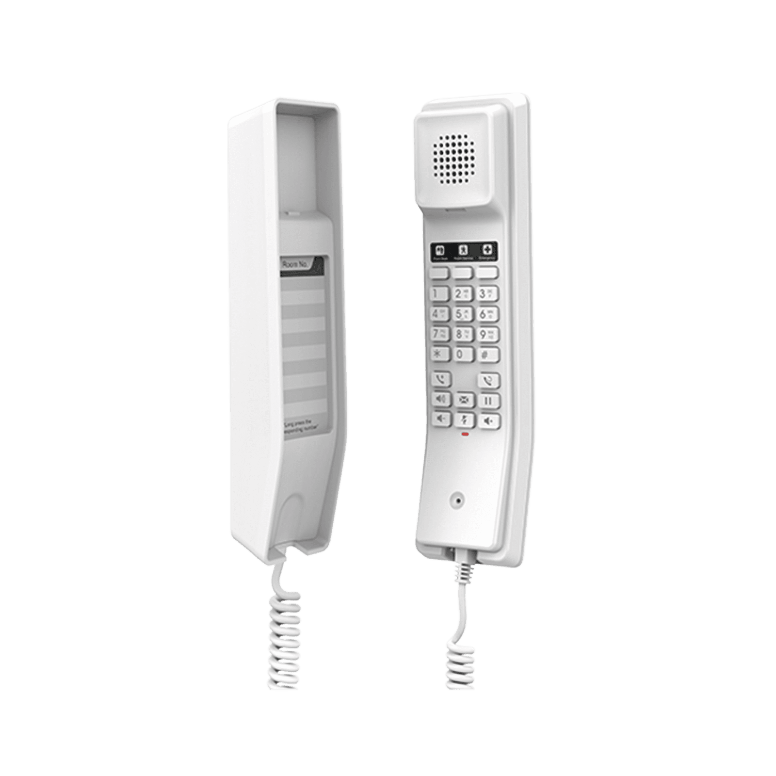 Teléfono IP Hotelero, 2 líneas SIP con 2 cuentas, codec Opus, IPV4/IPV6, color blanco, con gestión en la nube GDMS GHP610 - Grandstream