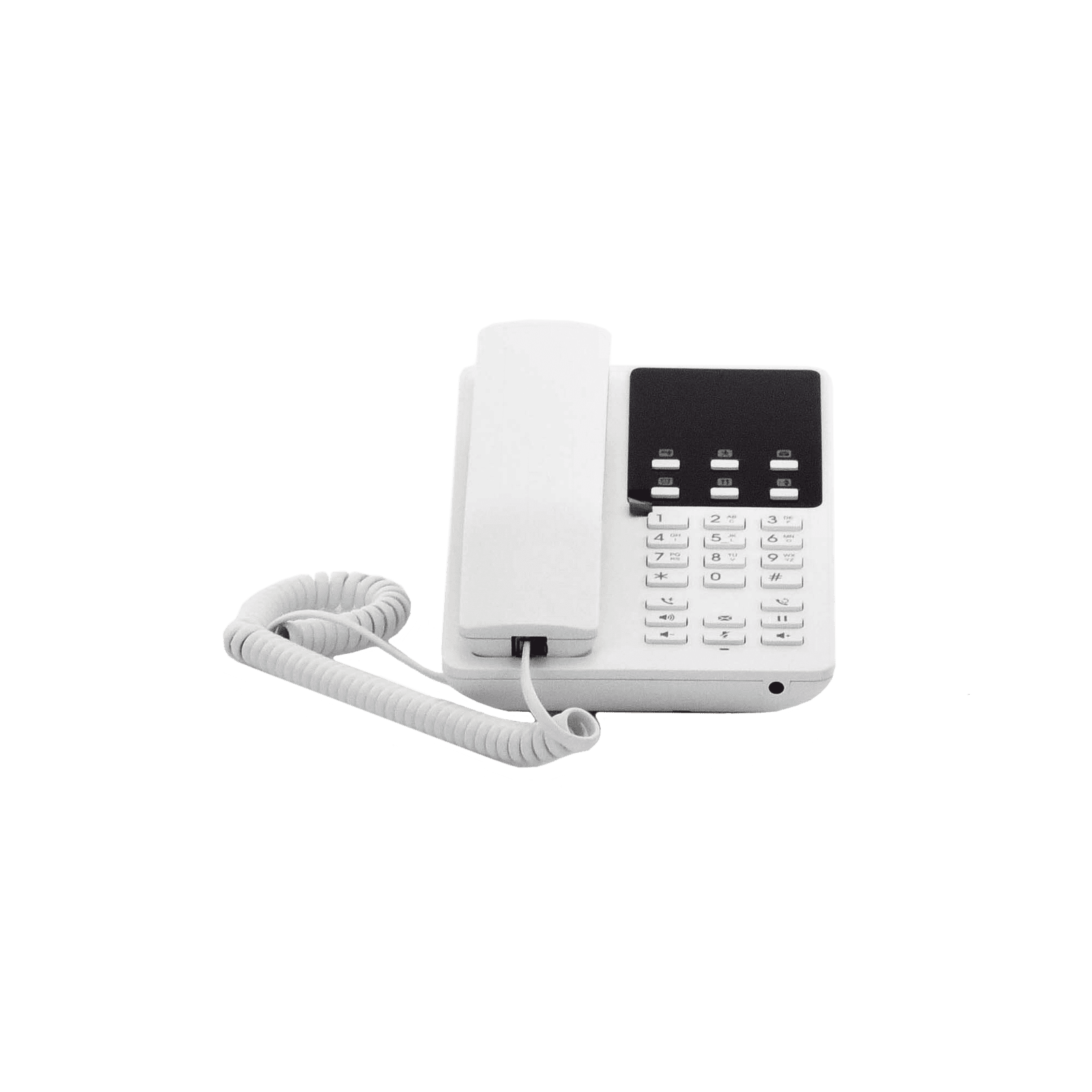 Teléfono IP Hotelero Wi-Fi, 2 líneas SIP con 2 cuentas, codec Opus, IPV4/IPV6, color blanco, con gestión en la nube GDMS GHP620W - Grandstream