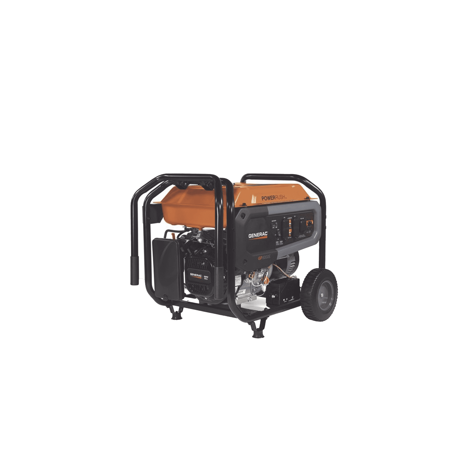 Generador Inversor Portátil a Gasolina, 8 kW, 120/240Vca, Arranque Eléctrico GP8000E - GENERAC