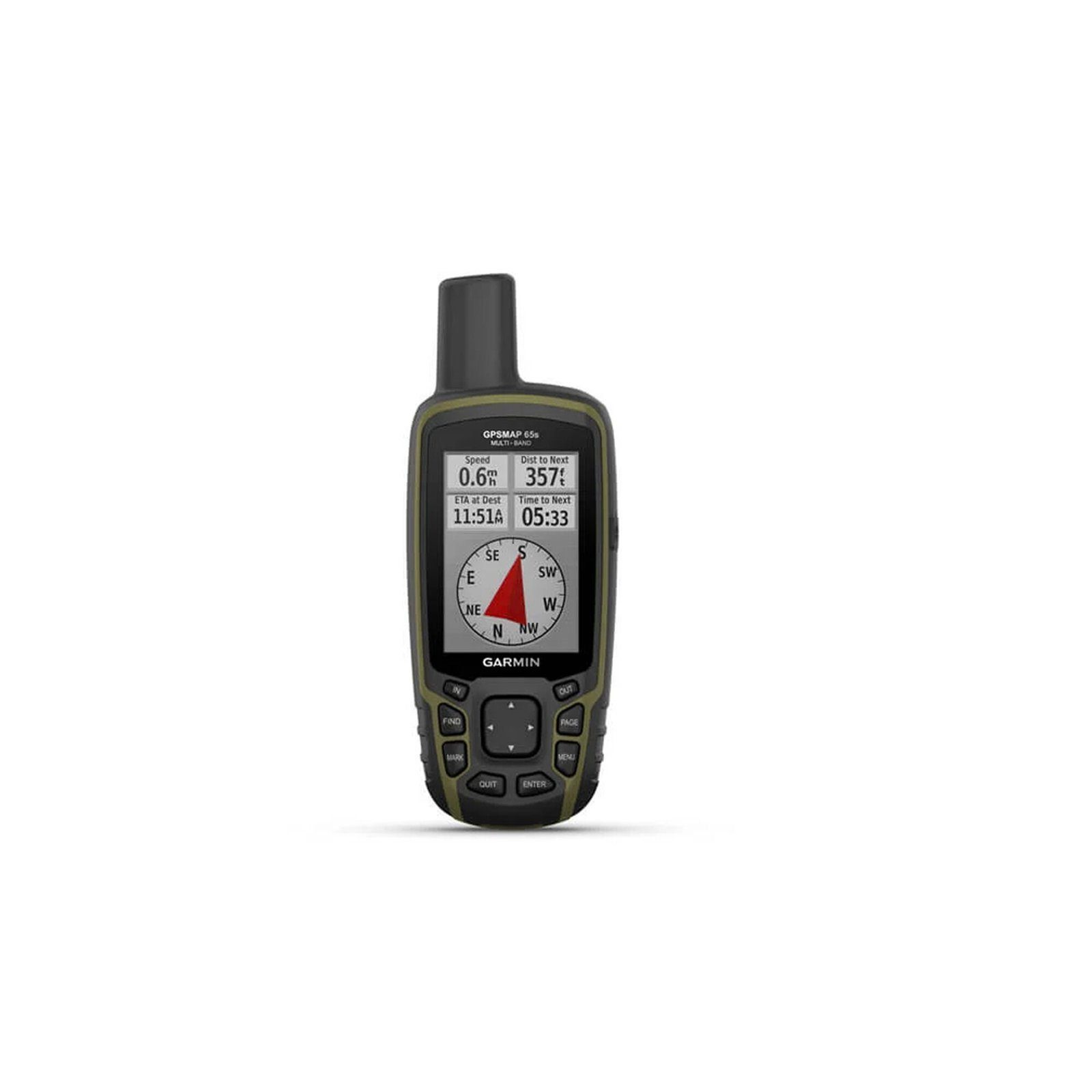 GPS portátil GPSMAP 65S de alta precisión, con pantalla a color de 65,000 colores. versión con altímetro y brújula. 10-02451-10 - GARMIN
