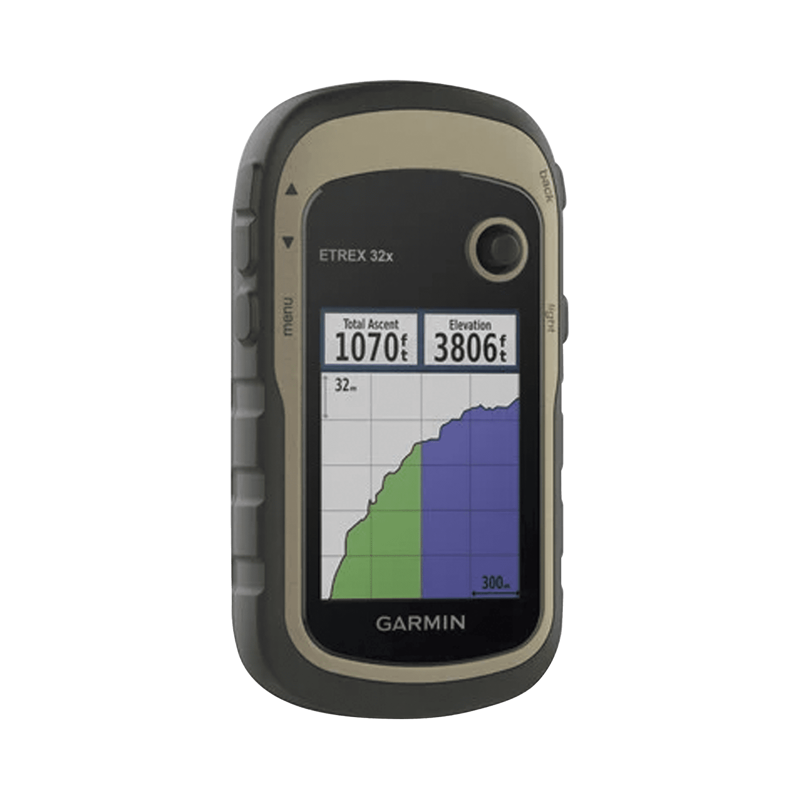GPS portátil eTrex 32x con memoria interna de 8 GB, pantalla de 2.2″ a color, con mapa topográfico de carreteras y senderos incluido. 10-02257-00 - GARMIN