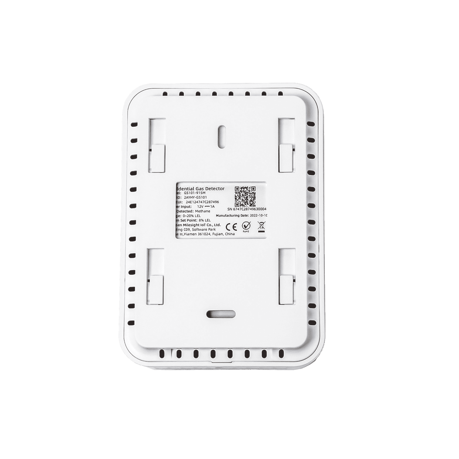 Sensor Detector de Fugas de Gas con LoRaWAN GS101-915M - MILESIGHT