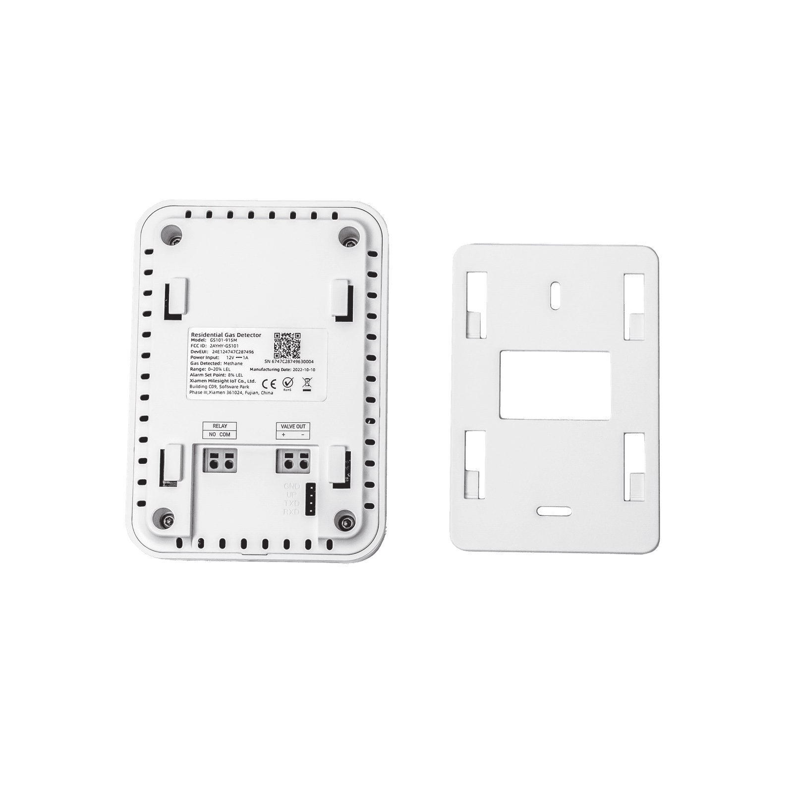 Sensor Detector de Fugas de Gas con LoRaWAN GS101-915M - MILESIGHT
