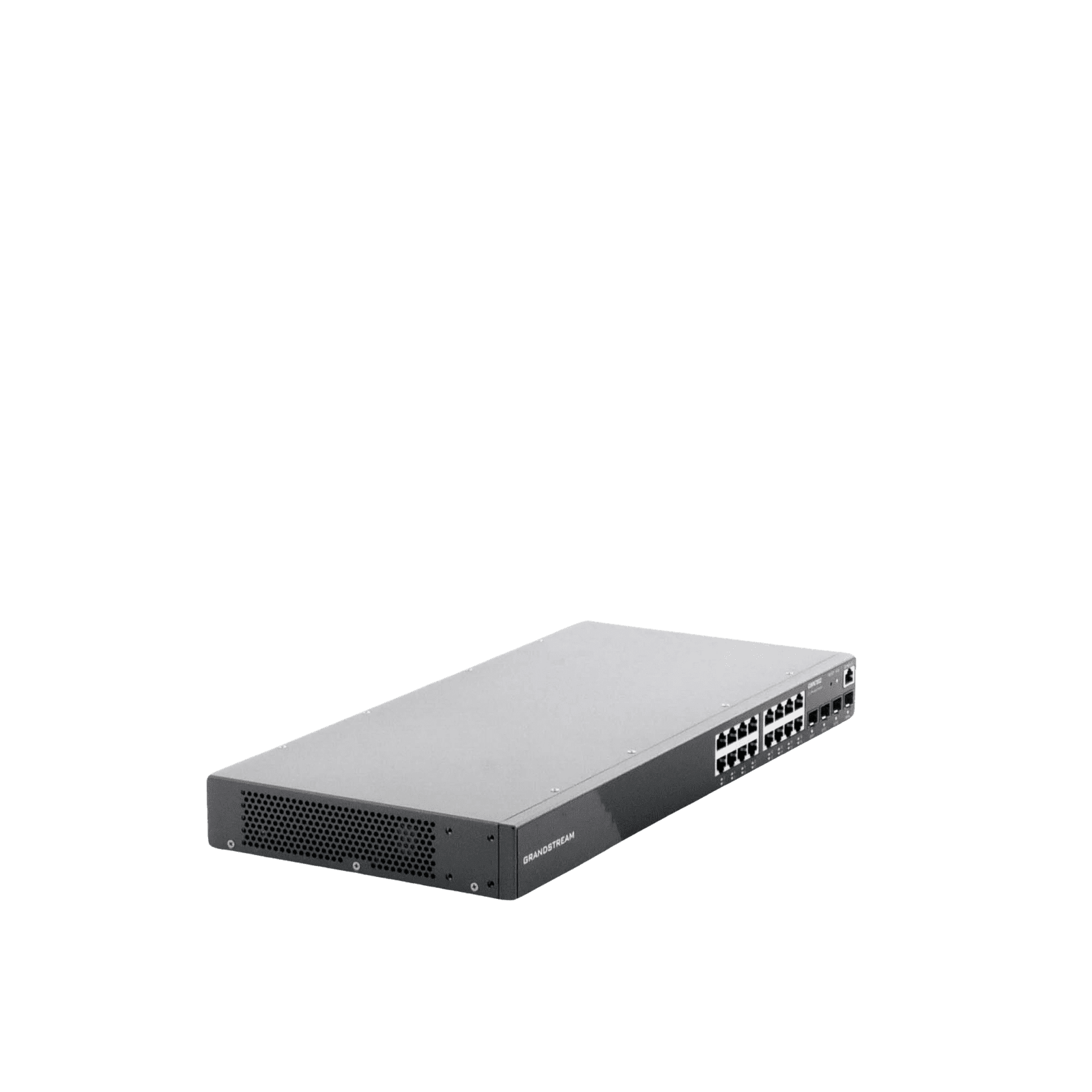 Switch Gigabit Administrable / 16 puertos 10/100/1000 Mbps + 4 Puertos SFP Uplink / Compatible con GWN Cloud. GWN7802 - Grandstream